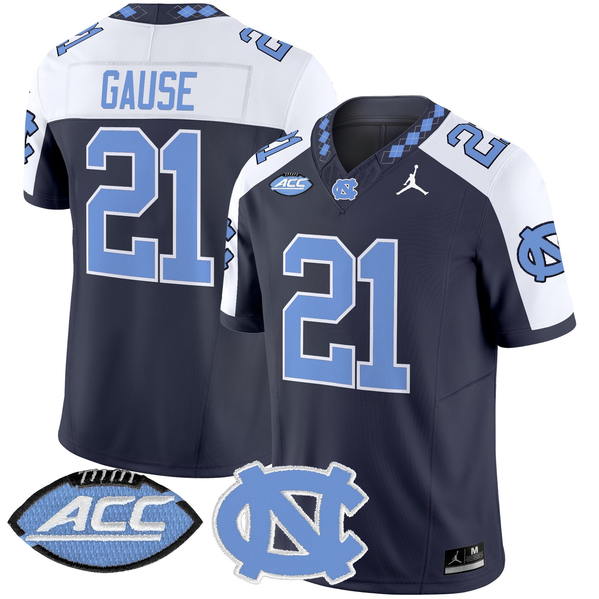 North Carolina Tar Heels 2025 Vapor Limited Jersey - All Stitched