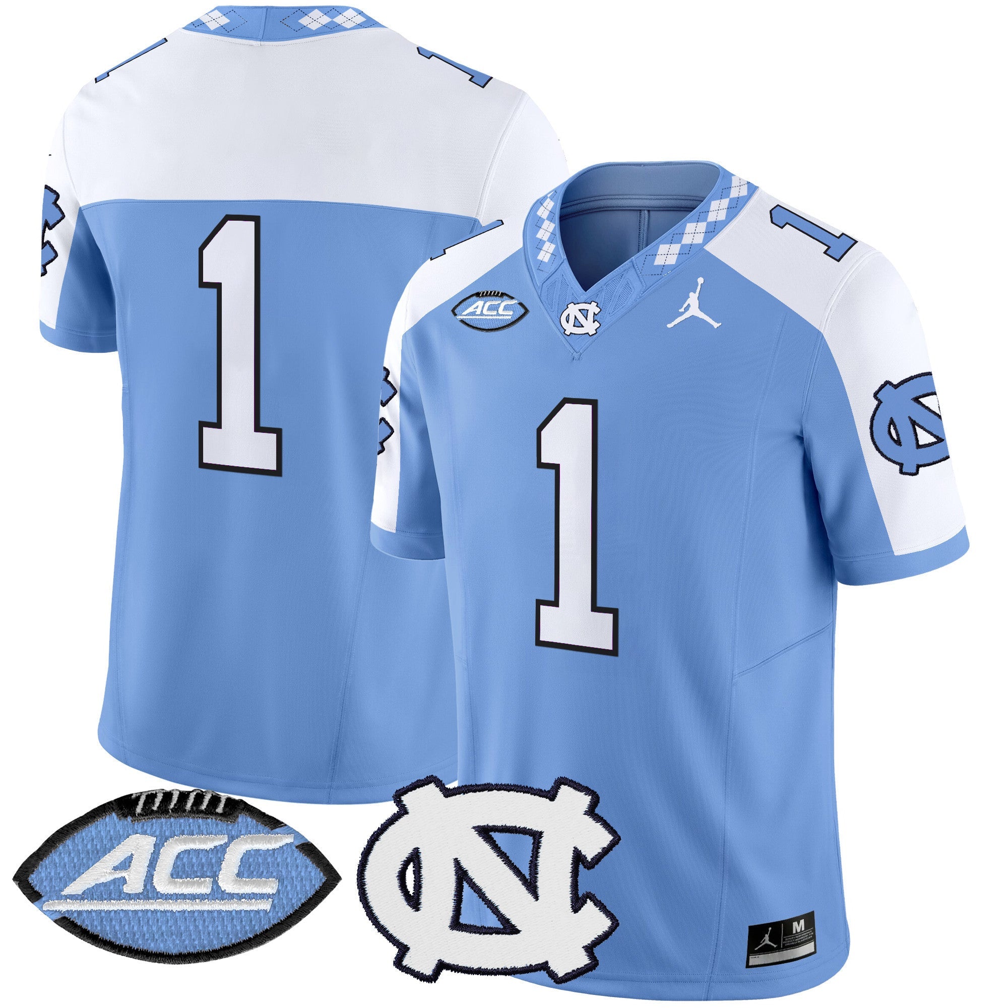 North Carolina Tar Heels 2025 Vapor Limited Jersey - All Stitched