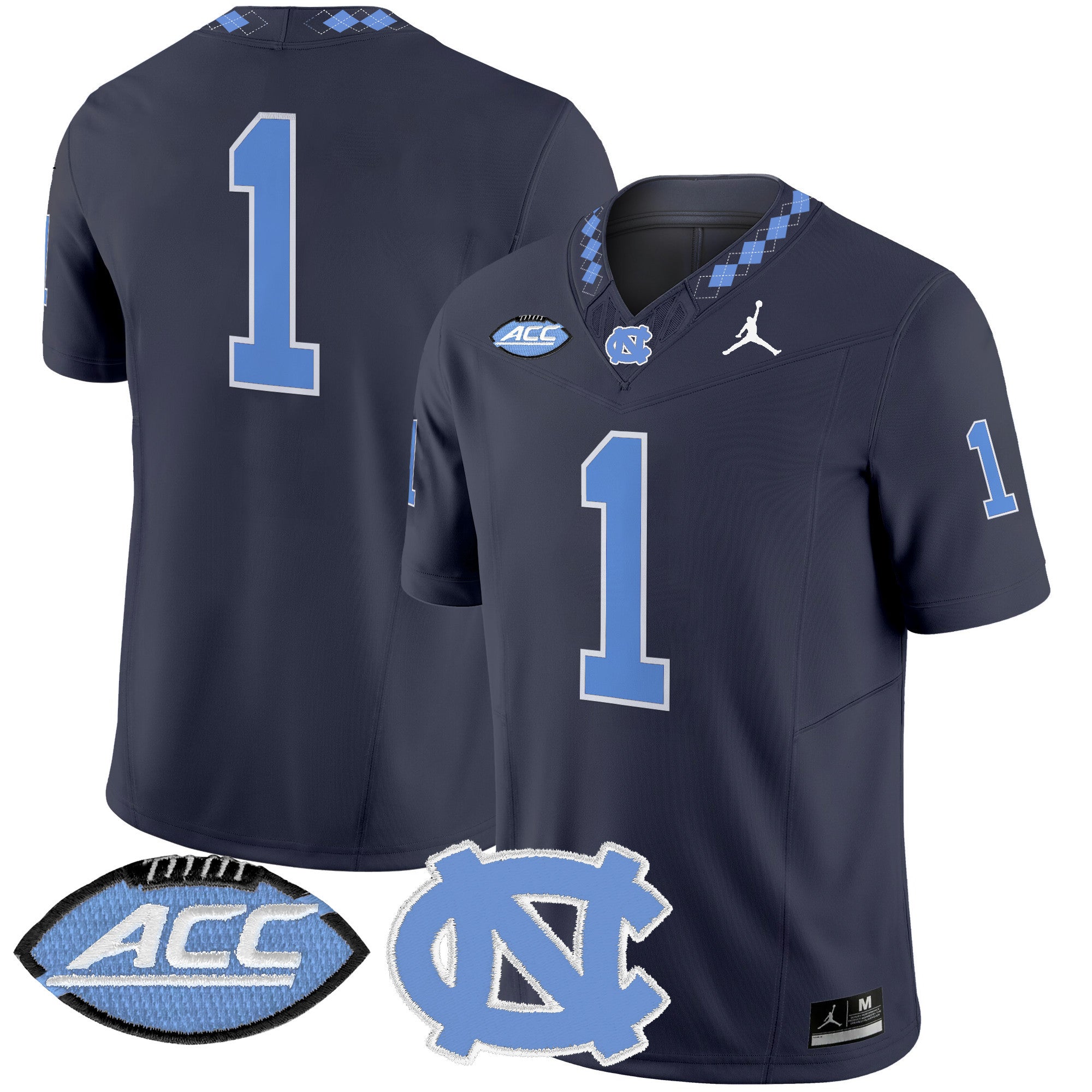North Carolina Tar Heels 2025 Vapor Limited Jersey - All Stitched