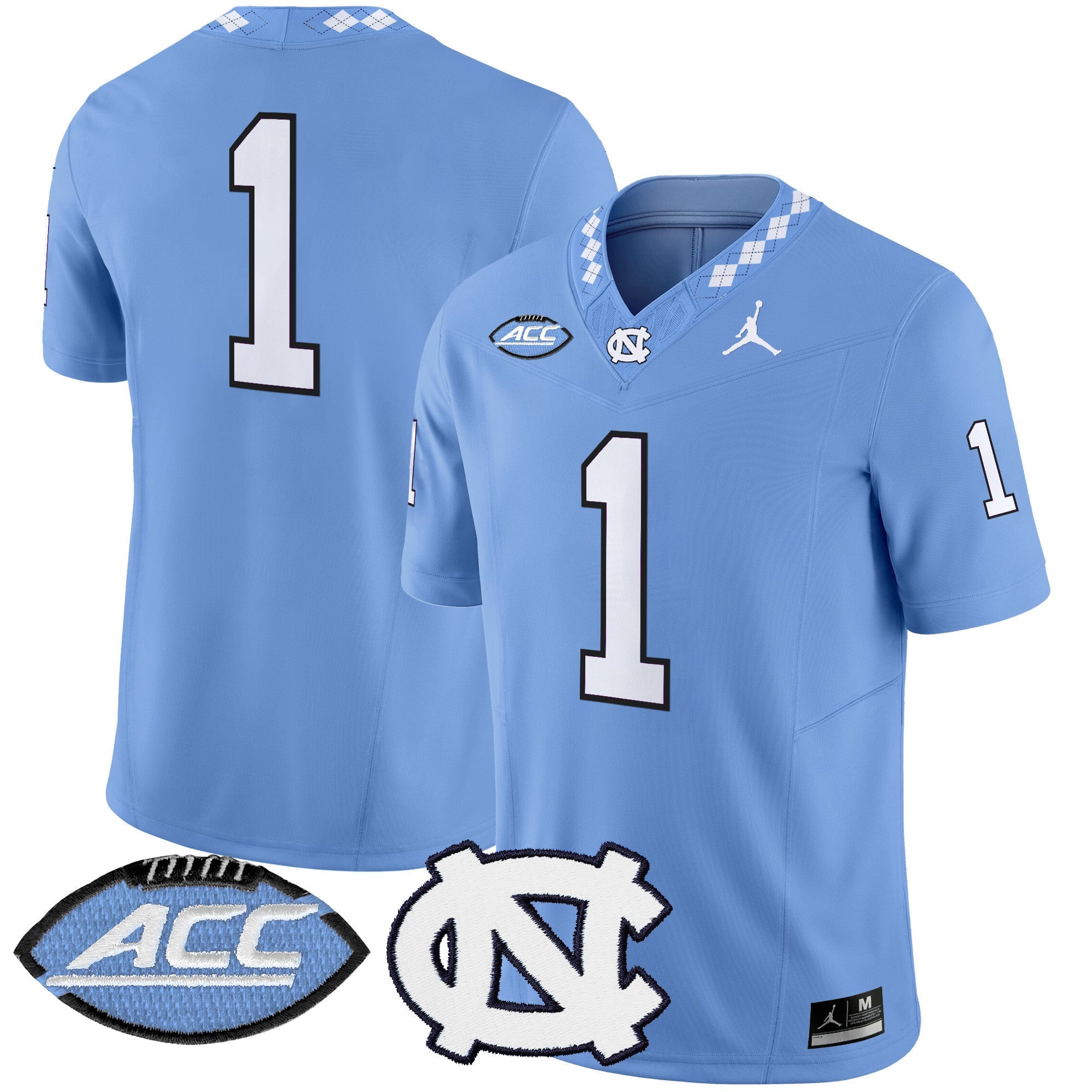 North Carolina Tar Heels 2025 Vapor Limited Jersey - All Stitched