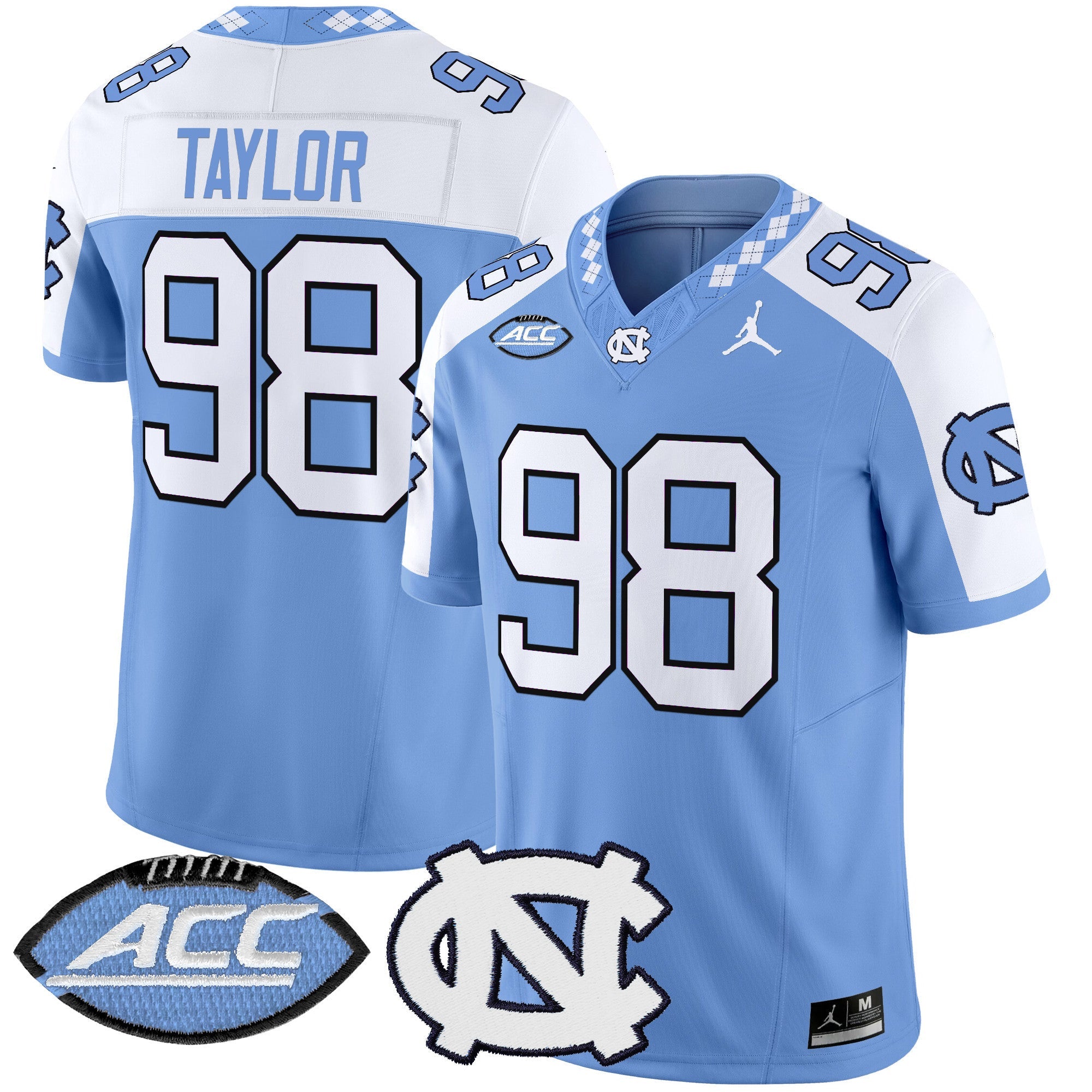 North Carolina Tar Heels 2025 Vapor Limited Jersey - All Stitched