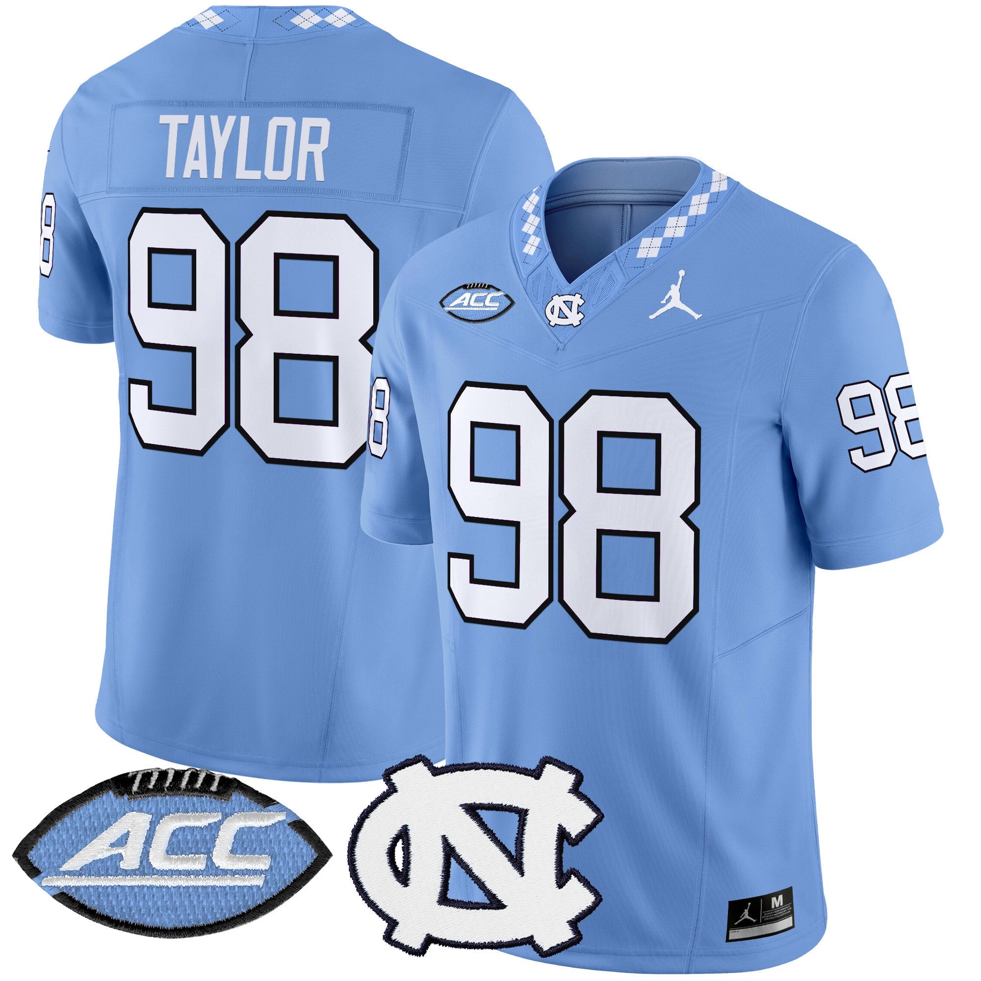 North Carolina Tar Heels 2025 Vapor Limited Jersey - All Stitched