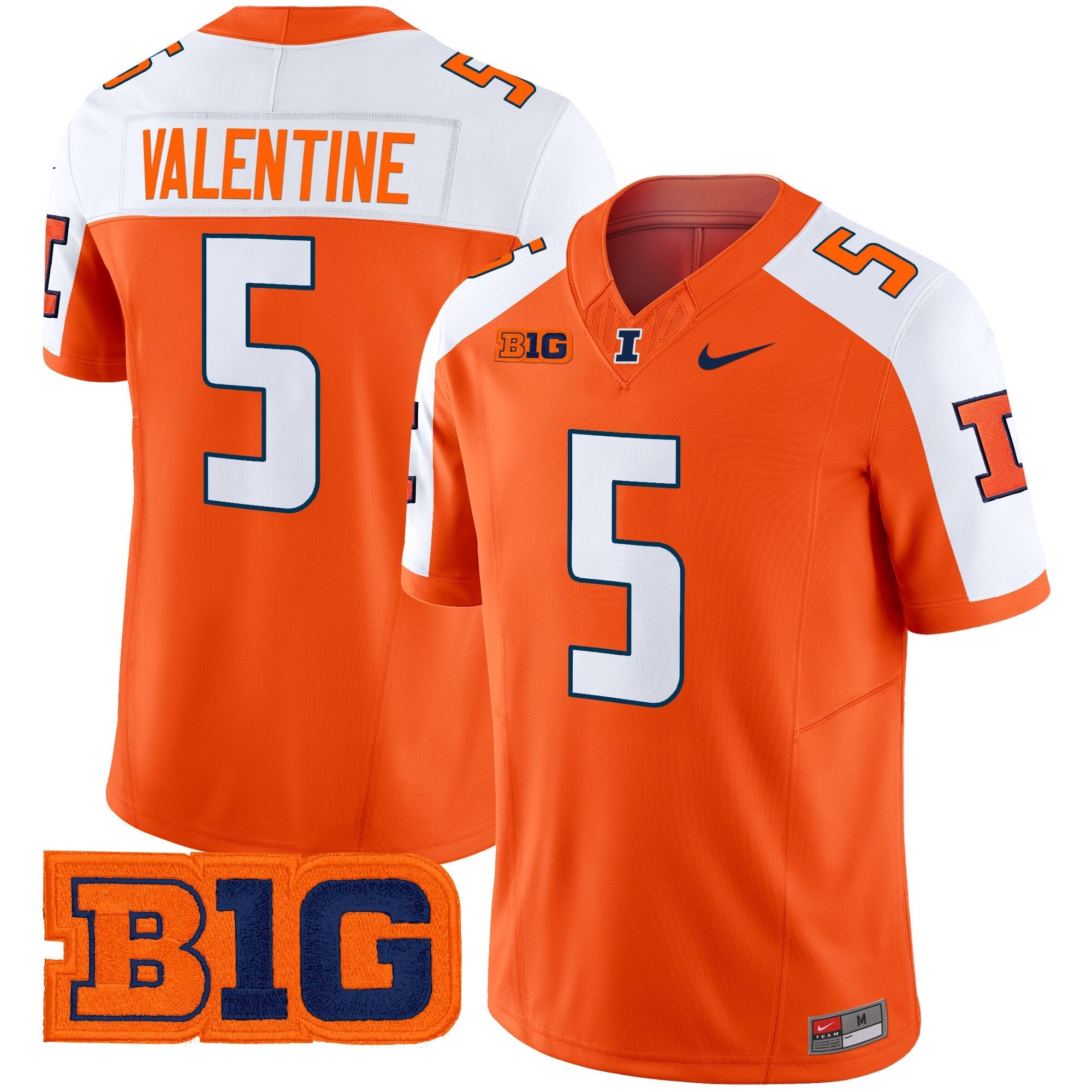 Men's Illinois Fighting Illini 2025 Vapor Limited Jersey - All Stitched