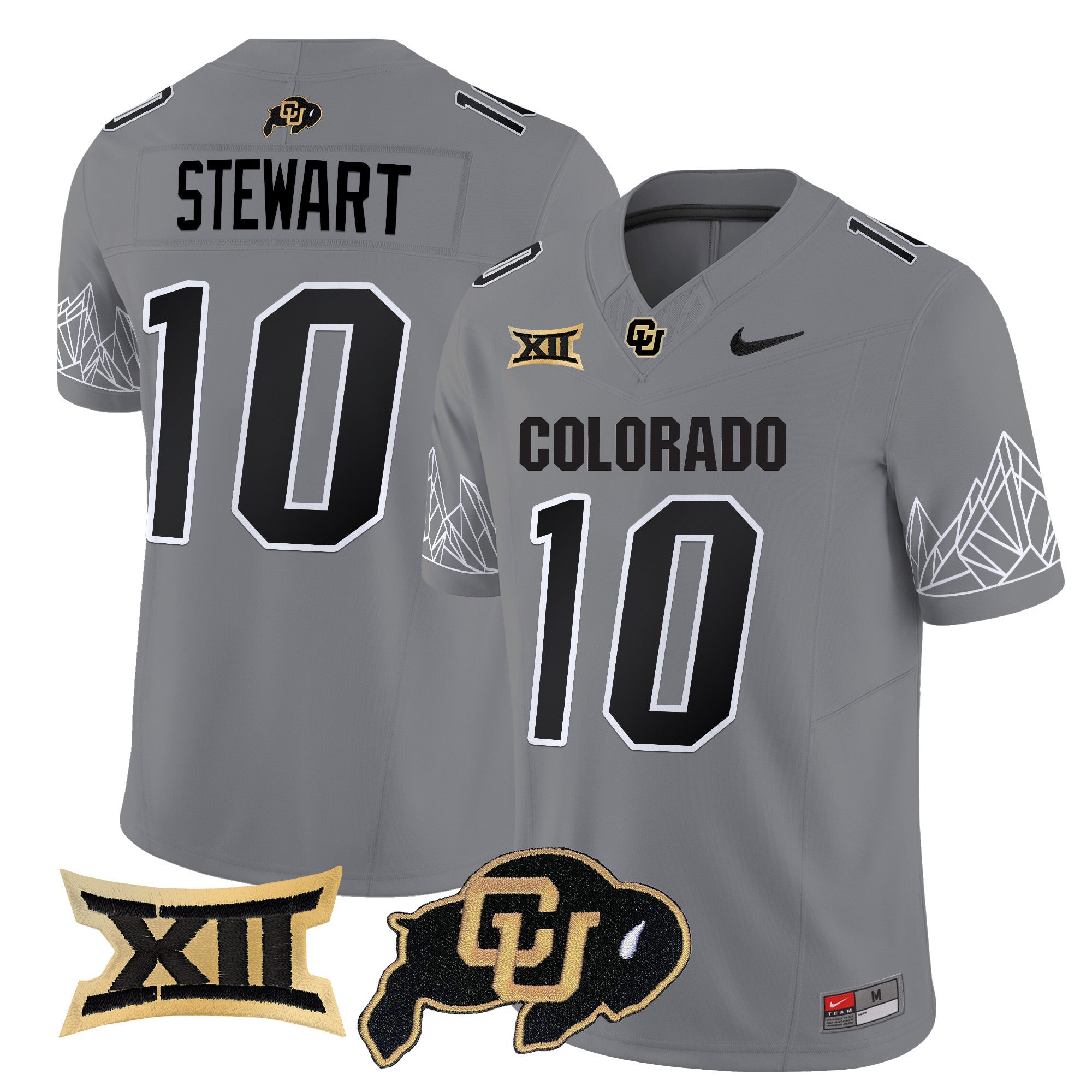 Men Colorado Buffaloes Vapor Limited Jersey V3 - Big 12 XII Patch - All Stitched