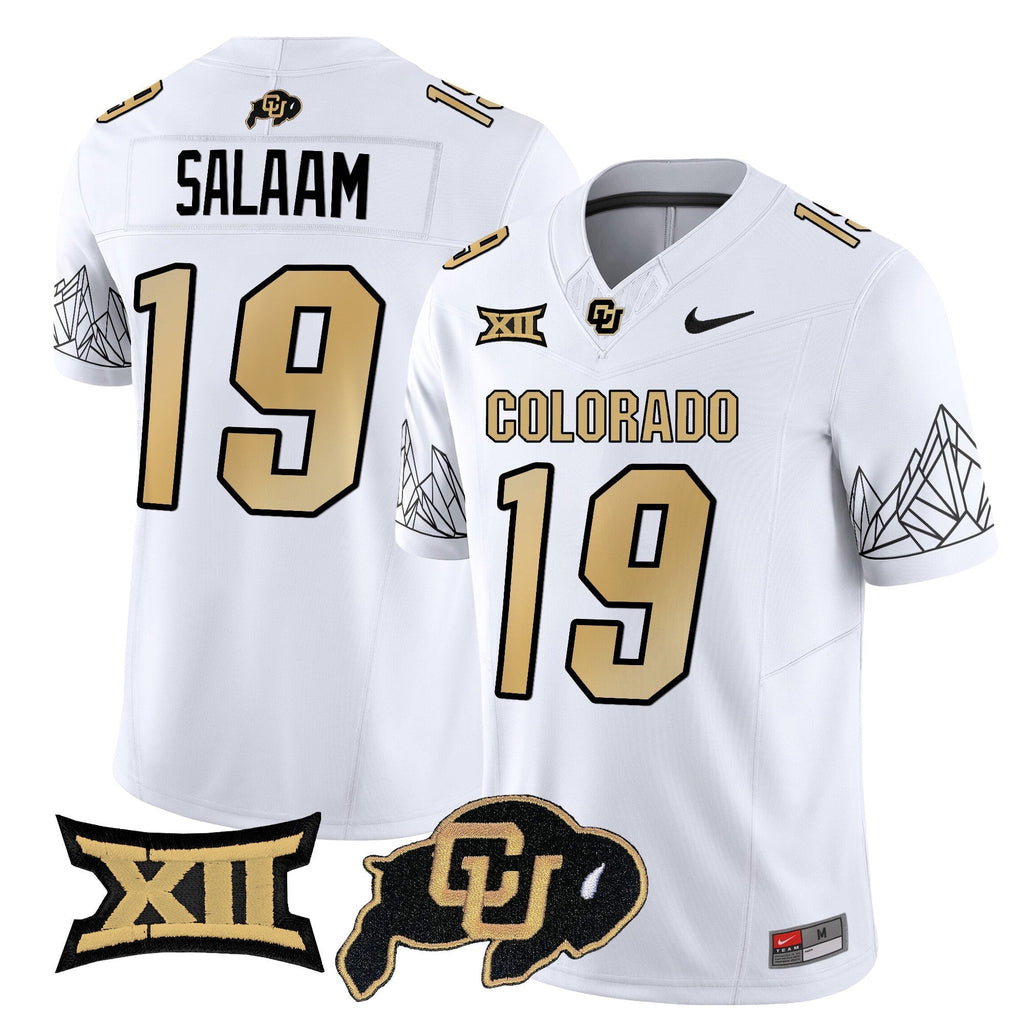 Men Colorado Buffaloes Vapor Limited Jersey V3 - Big 12 XII Patch - All Stitched