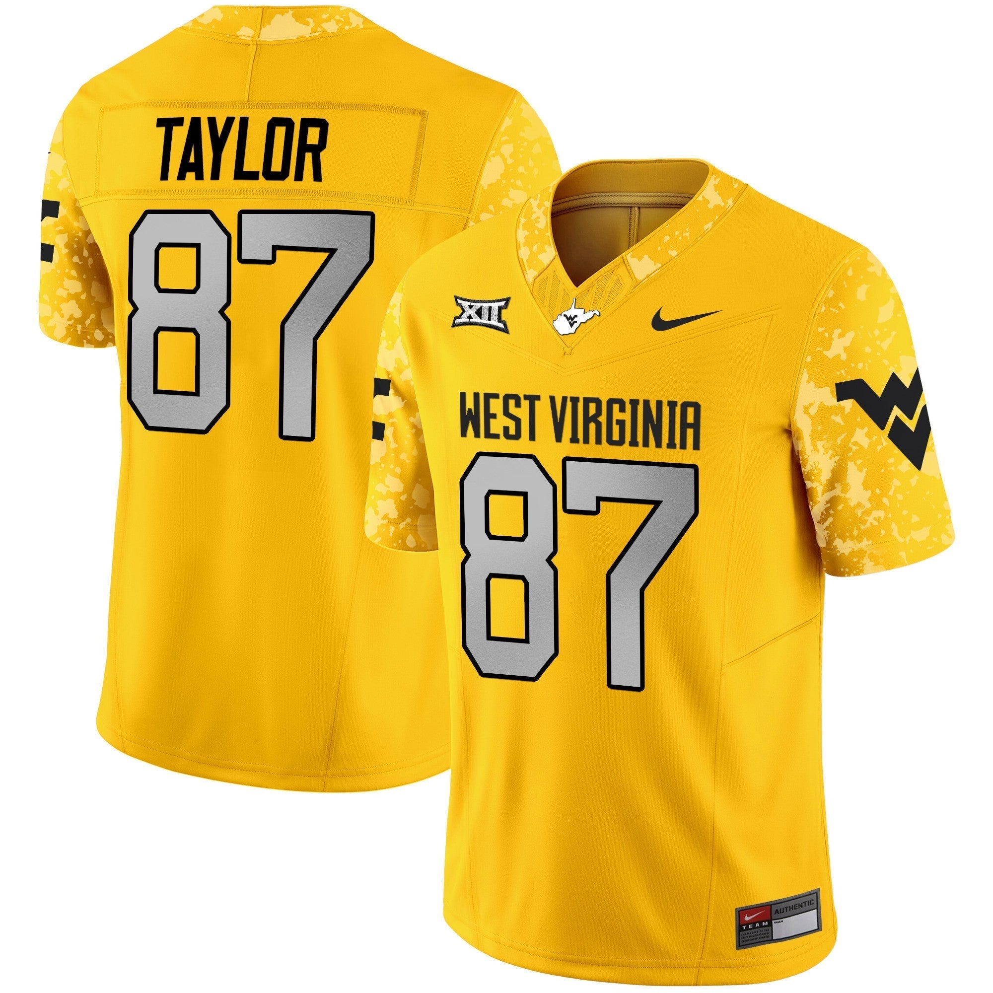 Men West Virginia Mountaineers 2024 Vapor Limited Jersey V2 - All Stitched
