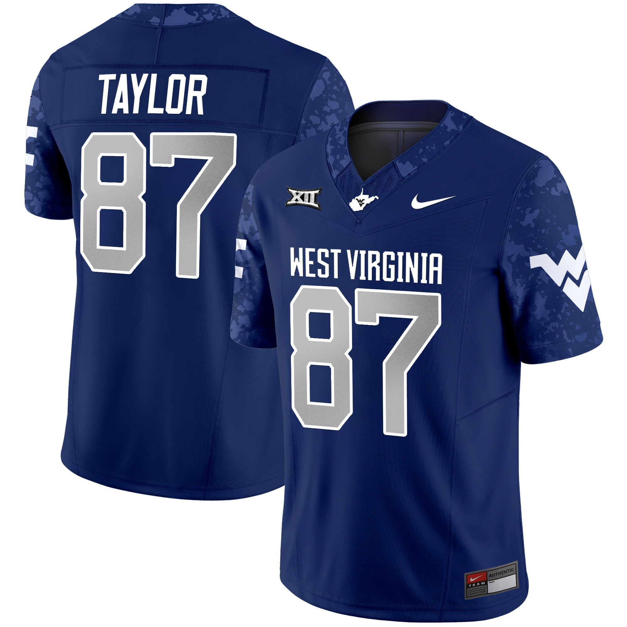 Men West Virginia Mountaineers 2024 Vapor Limited Jersey V2 - All Stitched