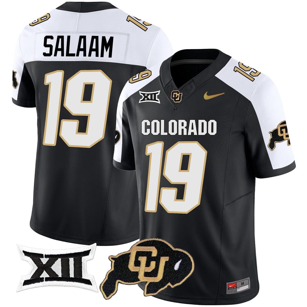 Men Colorado Buffaloes Vapor Limited Jersey V2 - Big 12 XII Patch - All Stitched