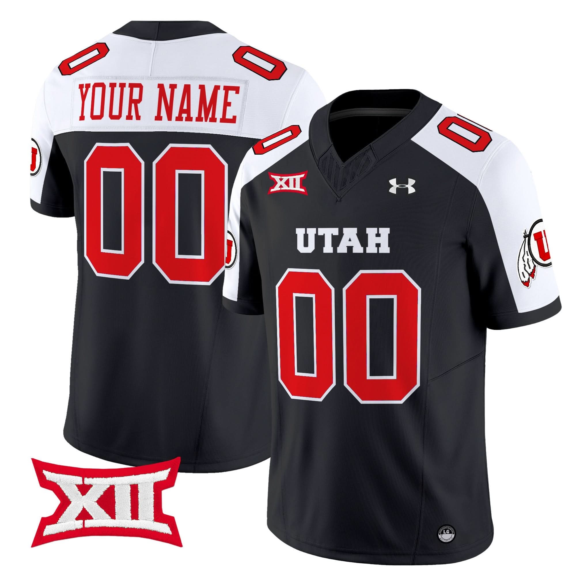 Custom Utah Utes Jersey 2025 Name and Number Vapor Limited - All Stitched
