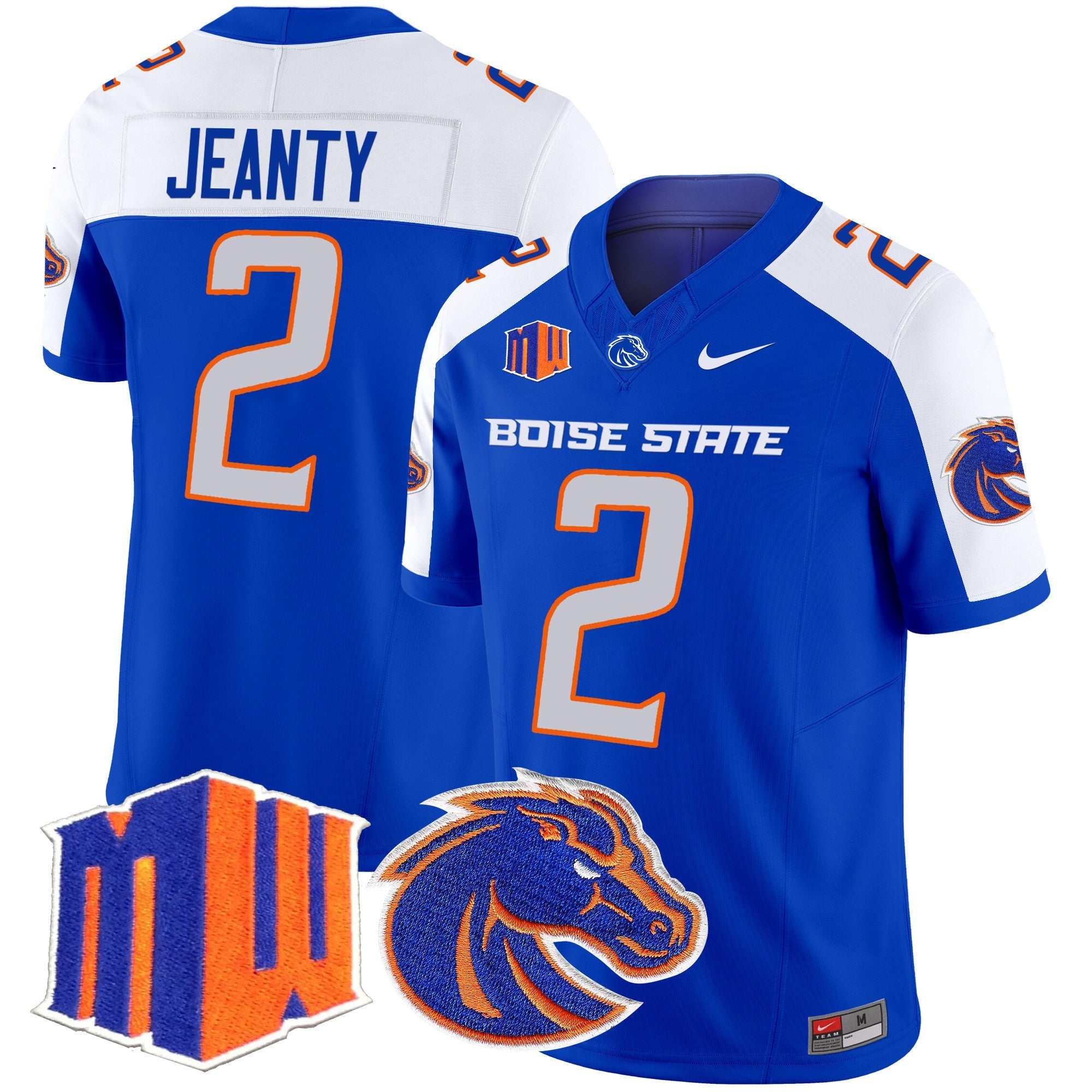 Boise State Broncos 2025 Vapor Limited Jersey - All Stitched