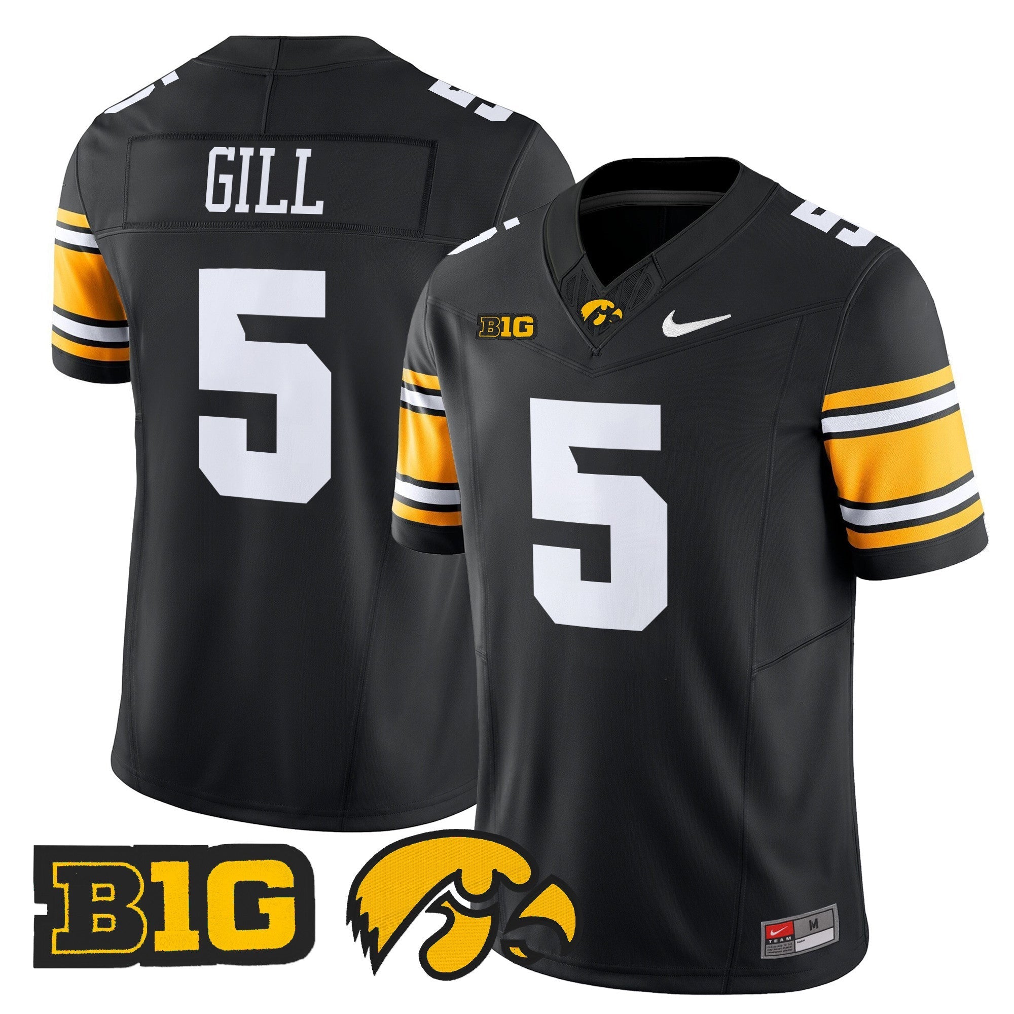 Iowa Hawkeyes 2025 Vapor Limited Jersey - All Stitched
