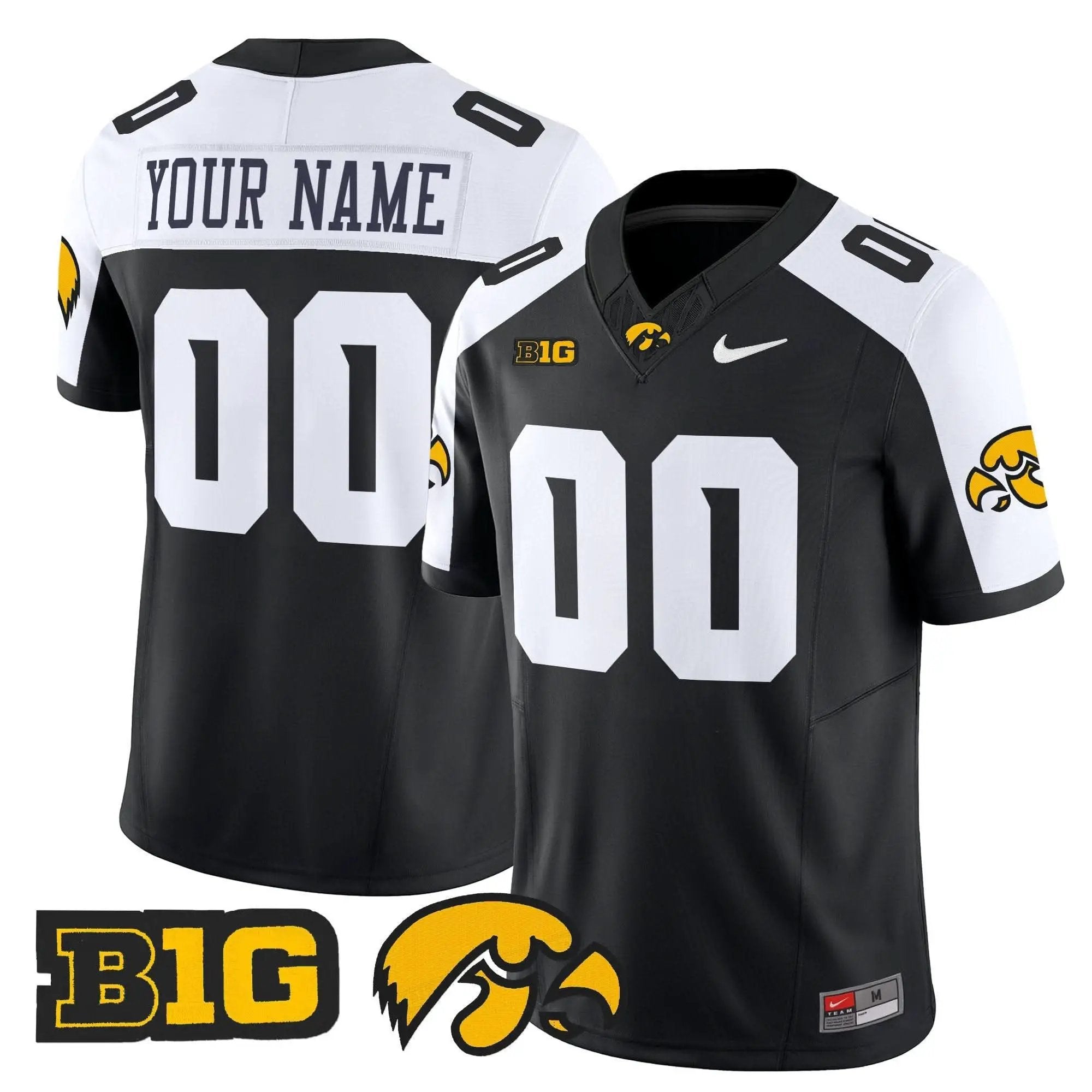 Iowa Hawkeyes Football 2025 Vapor Limited Custom Jersey