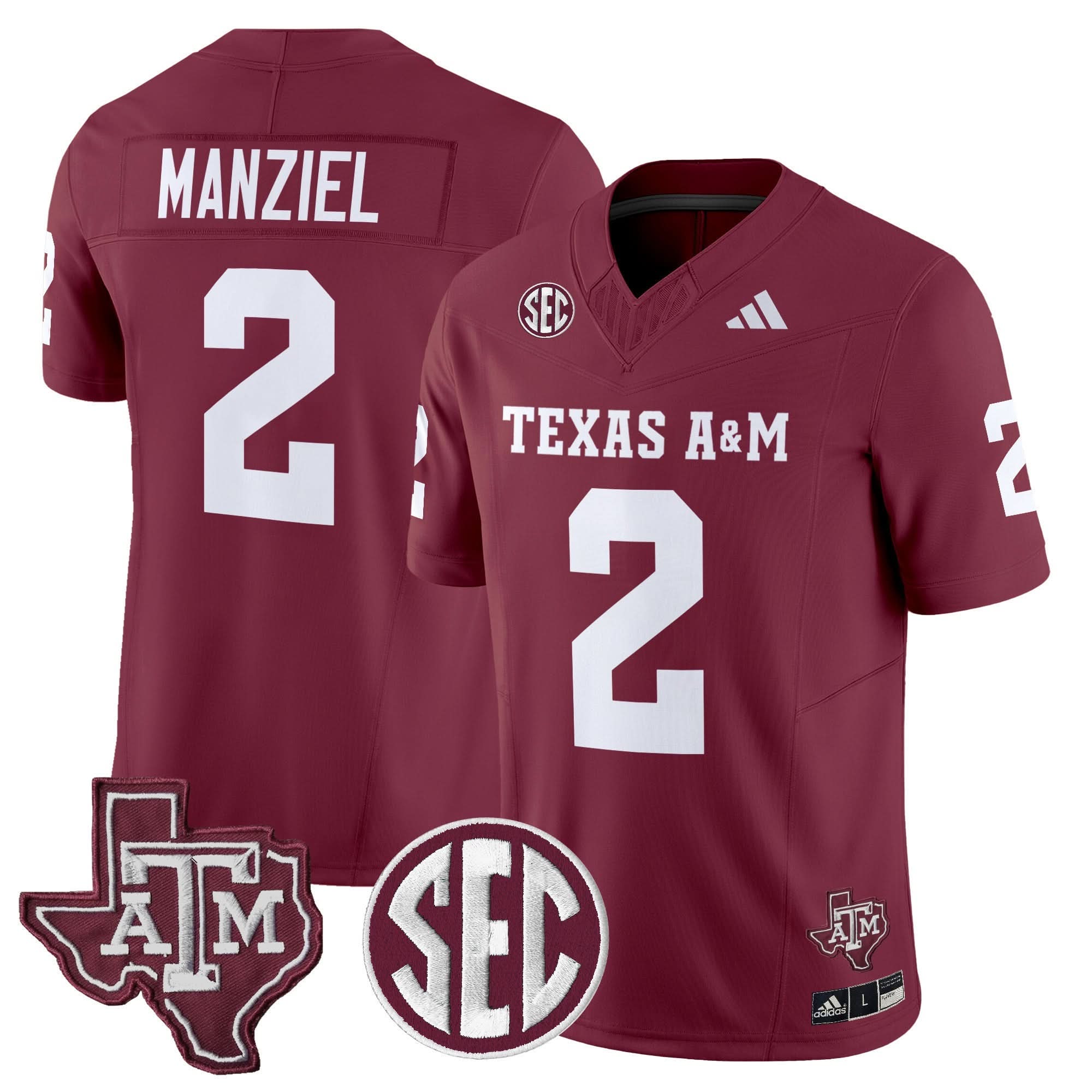Texas A&M Aggies 2025 Vapor Limited Jersey - All Stitched