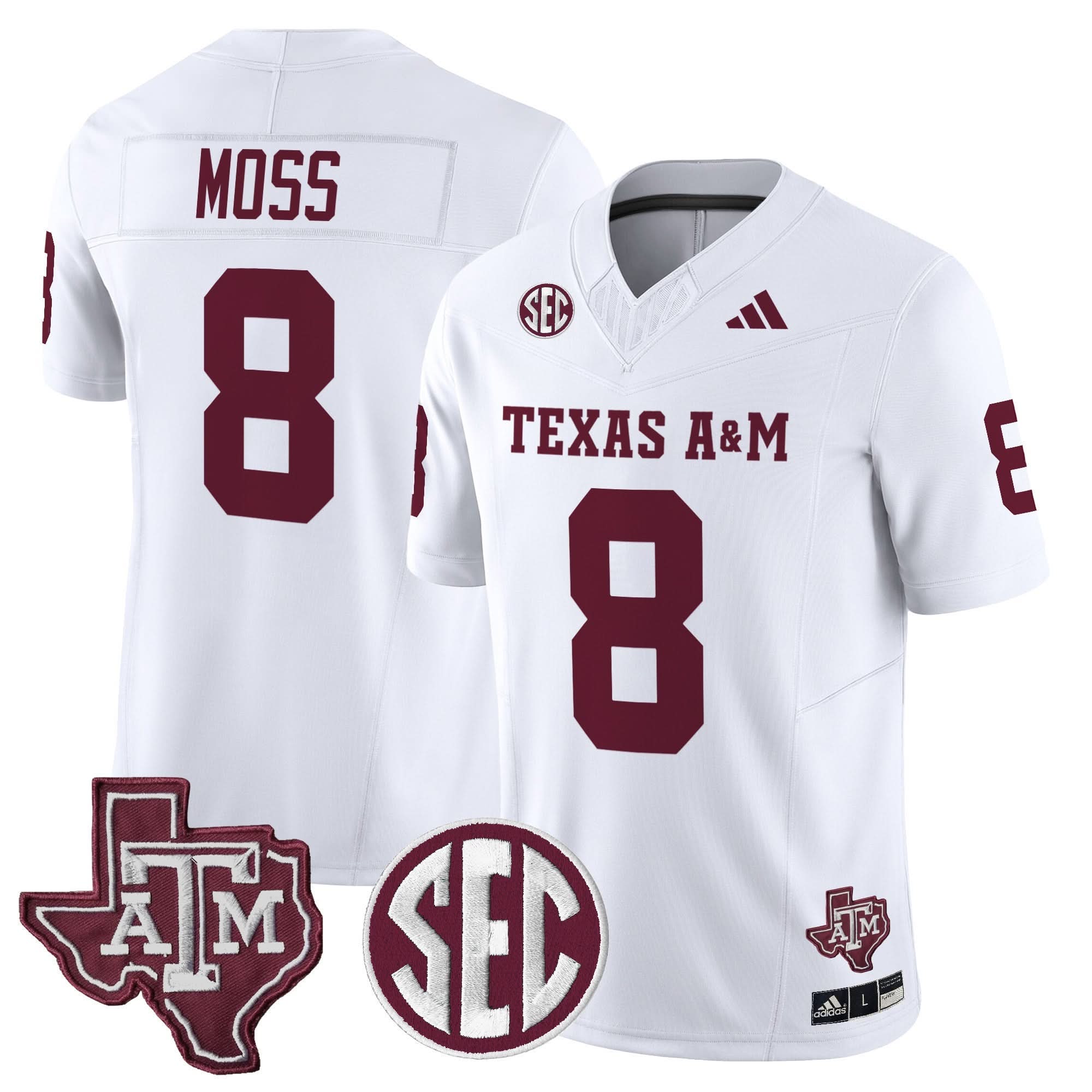 Texas A&M Aggies 2025 Vapor Limited Jersey - All Stitched