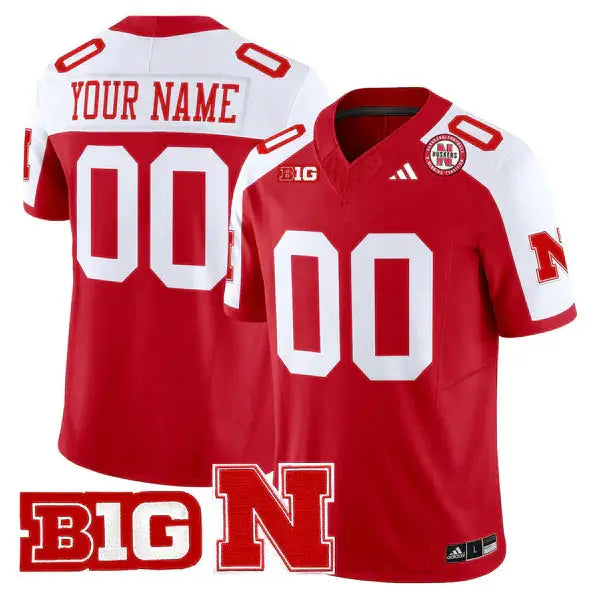 Custom Nebraska Cornhuskers Football 2025 "Blackout" Jersey
