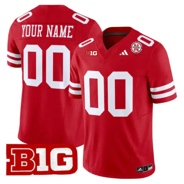 Custom Nebraska Cornhuskers Football 2025 "Blackout" Jersey