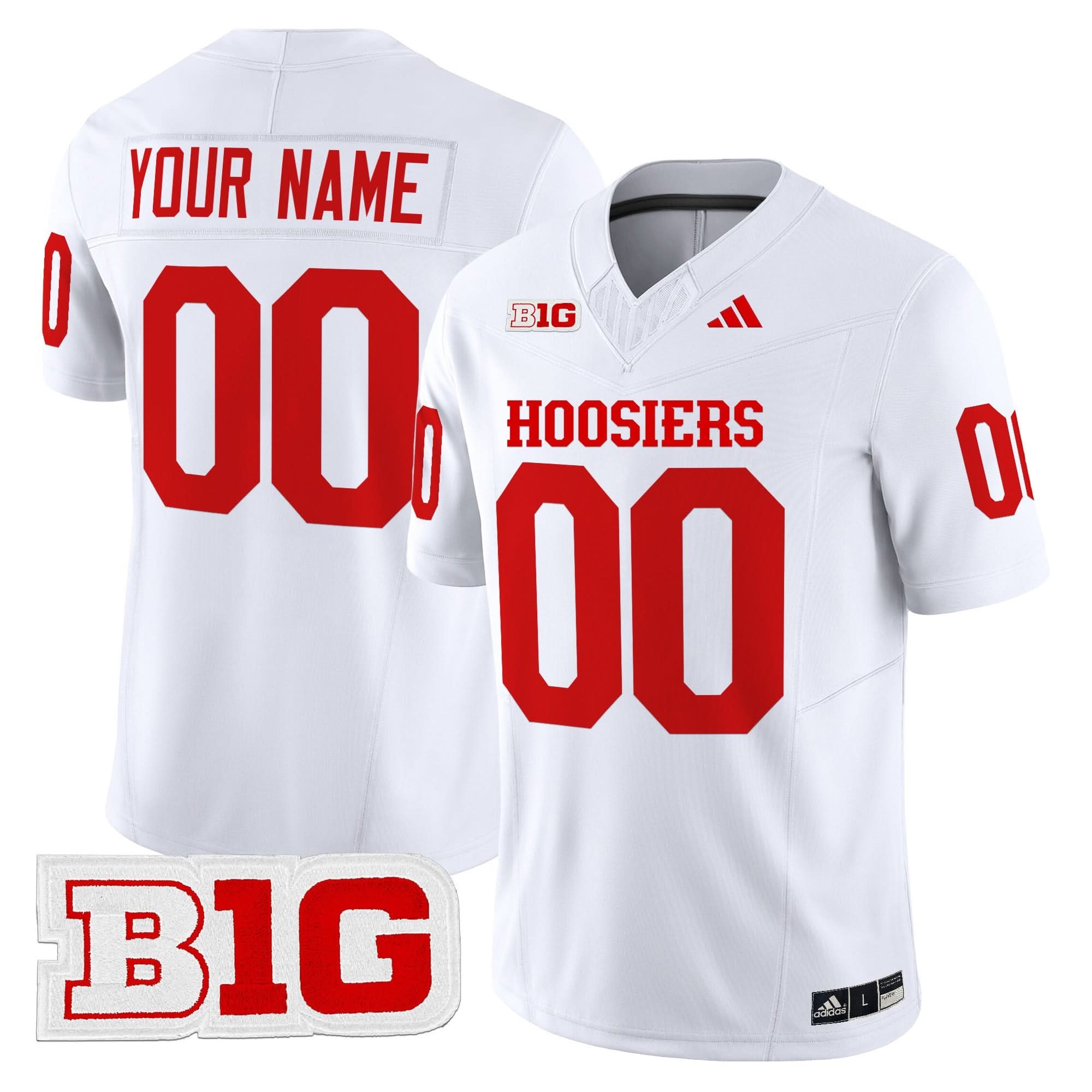 Custom Indiana Hoosiers Jersey Name and Number 2025 Vapor Limited - All Stitched