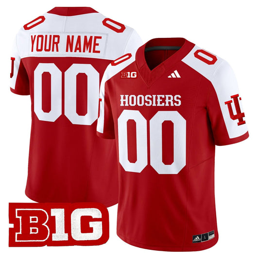 Custom Indiana Hoosiers Jersey Name and Number 2025 Vapor Limited - All Stitched