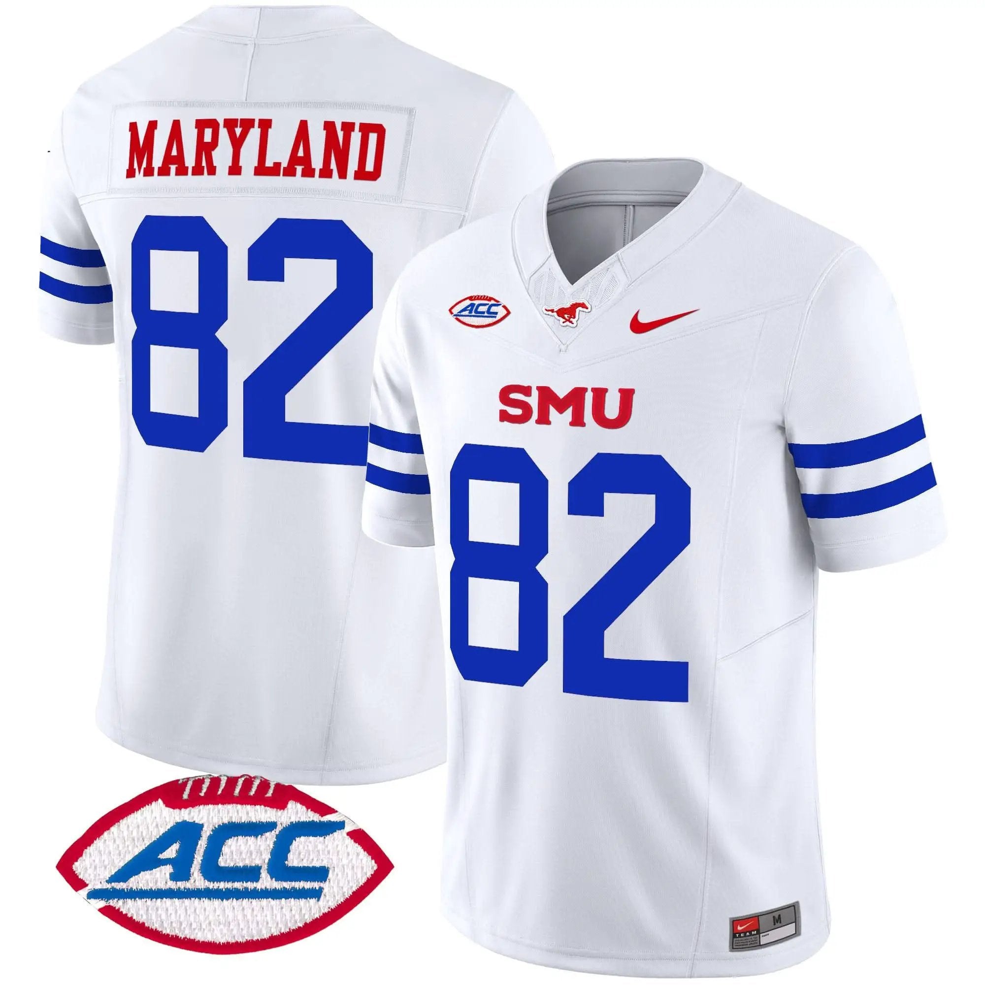 Men SMU Mustangs Football 2025 Vapor Limited Jersey - Stitched