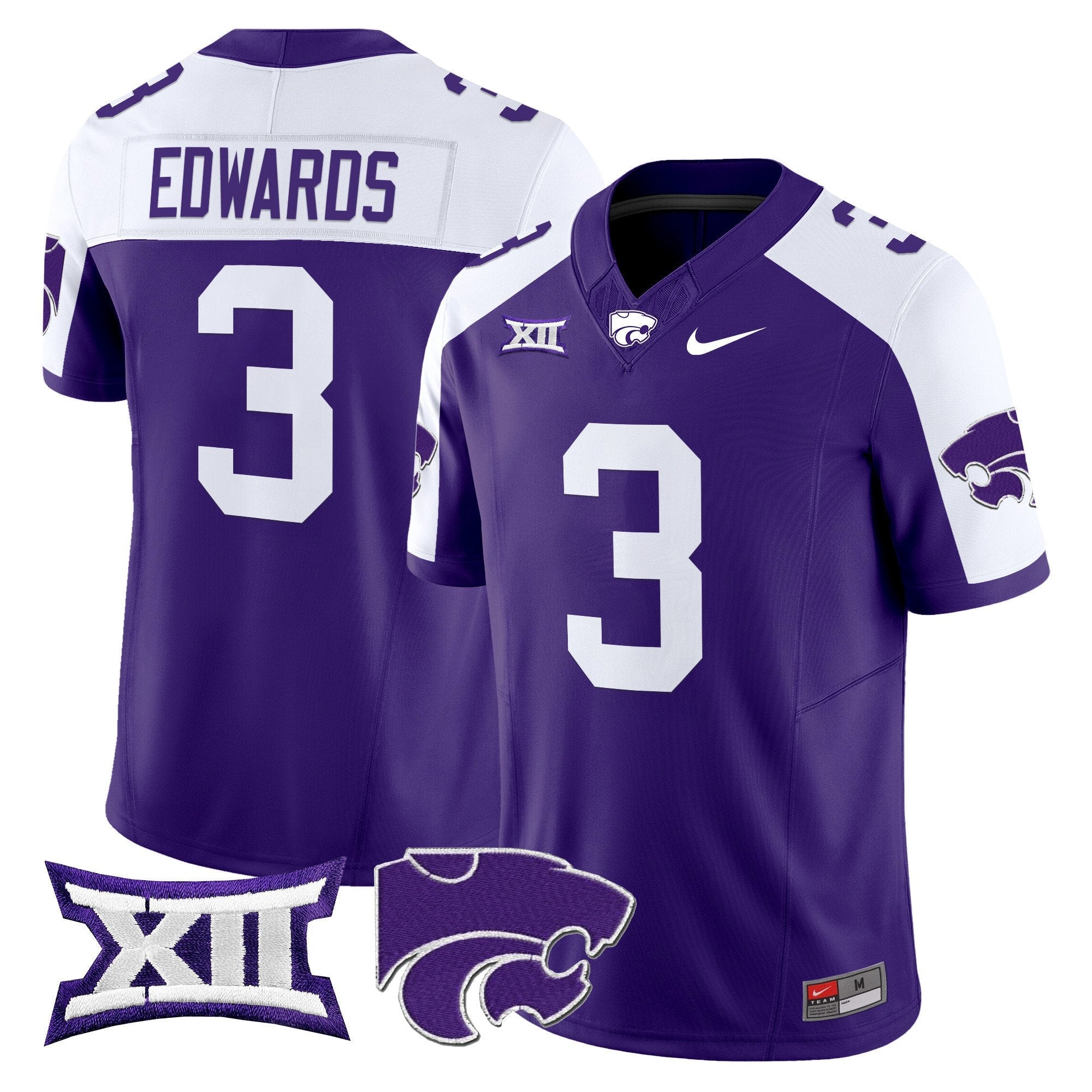 Kansas State Wildcats 2025 Vapor Limited Jersey - All Stitched
