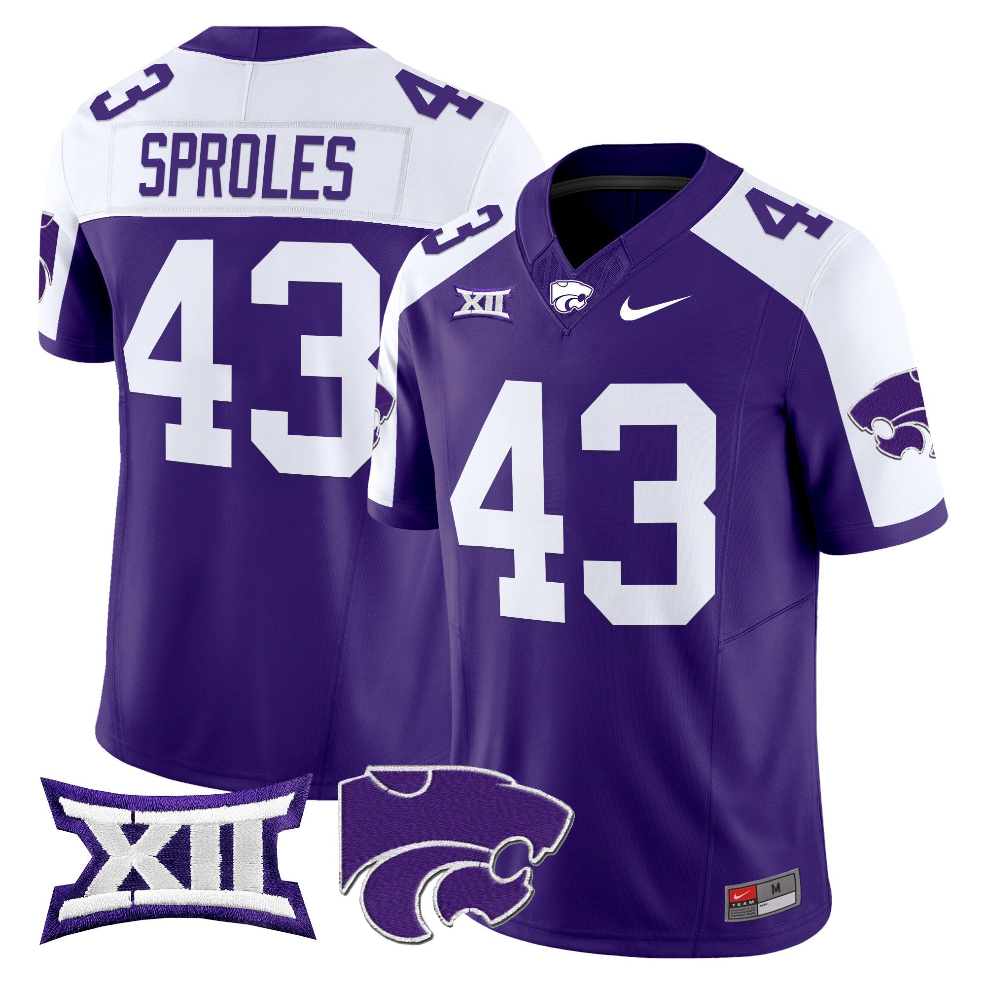 Kansas State Wildcats 2025 Vapor Limited Jersey - All Stitched