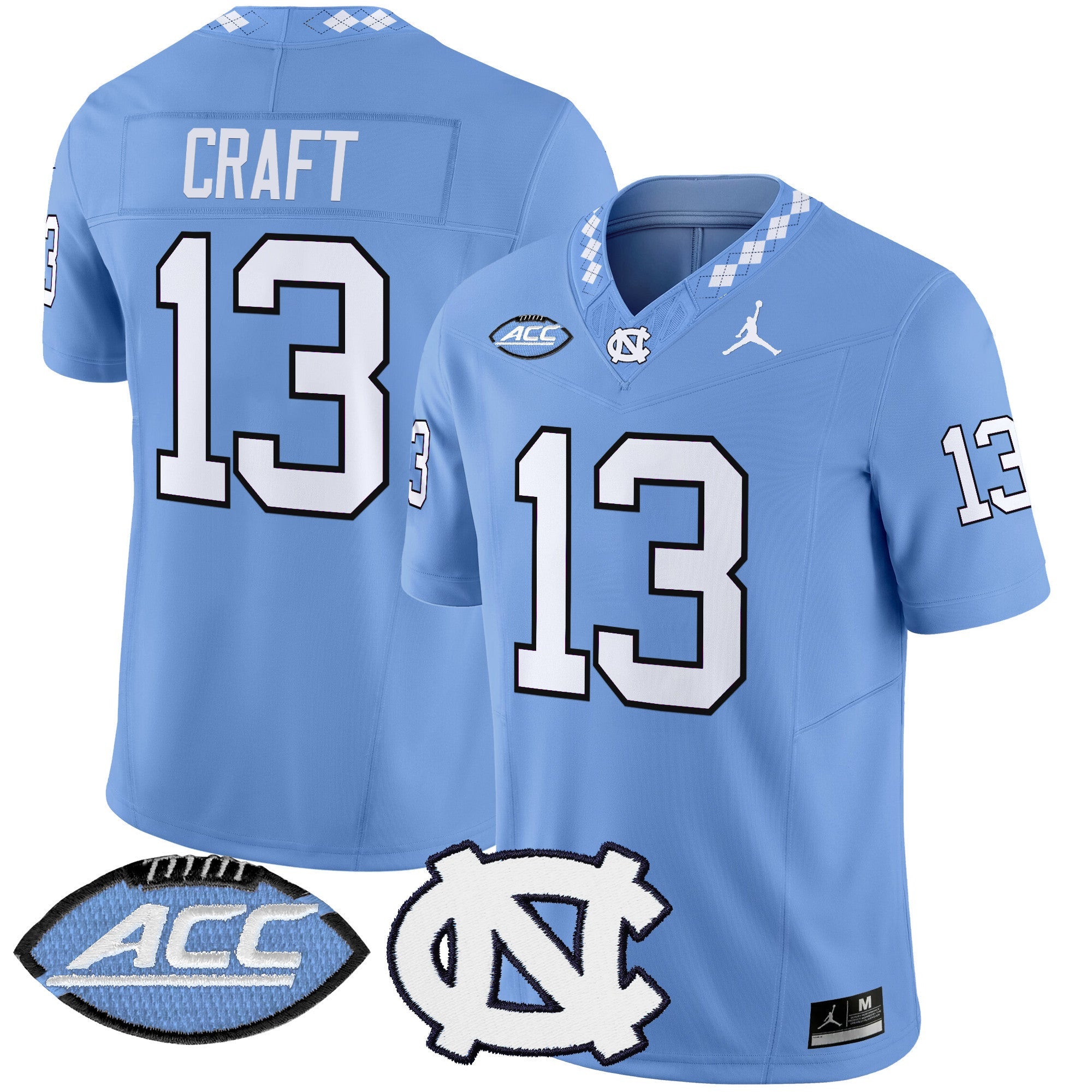 North Carolina Tar Heels 2025 Vapor Limited Jersey - All Stitched