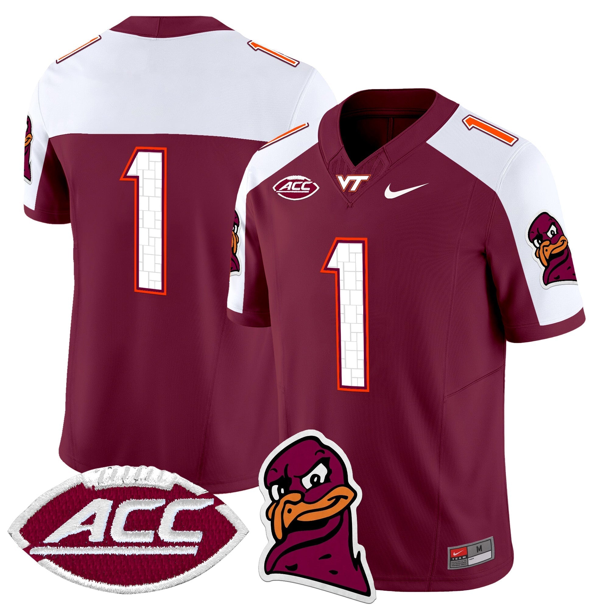 Virginia Tech Hokies 2025 Vapor Limited Jersey - All Stitched