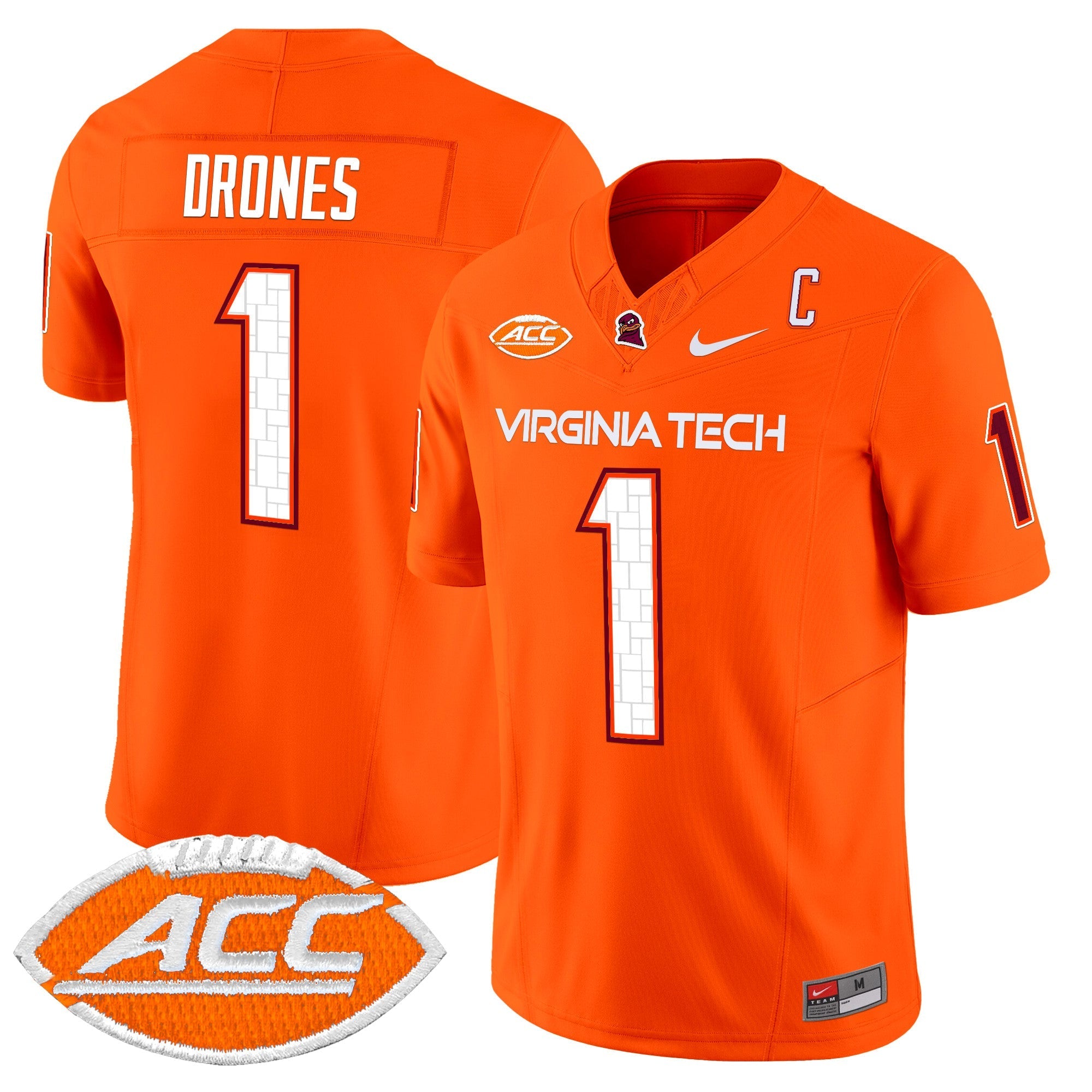 Virginia Tech Hokies 2025 Vapor Limited Jersey - All Stitched