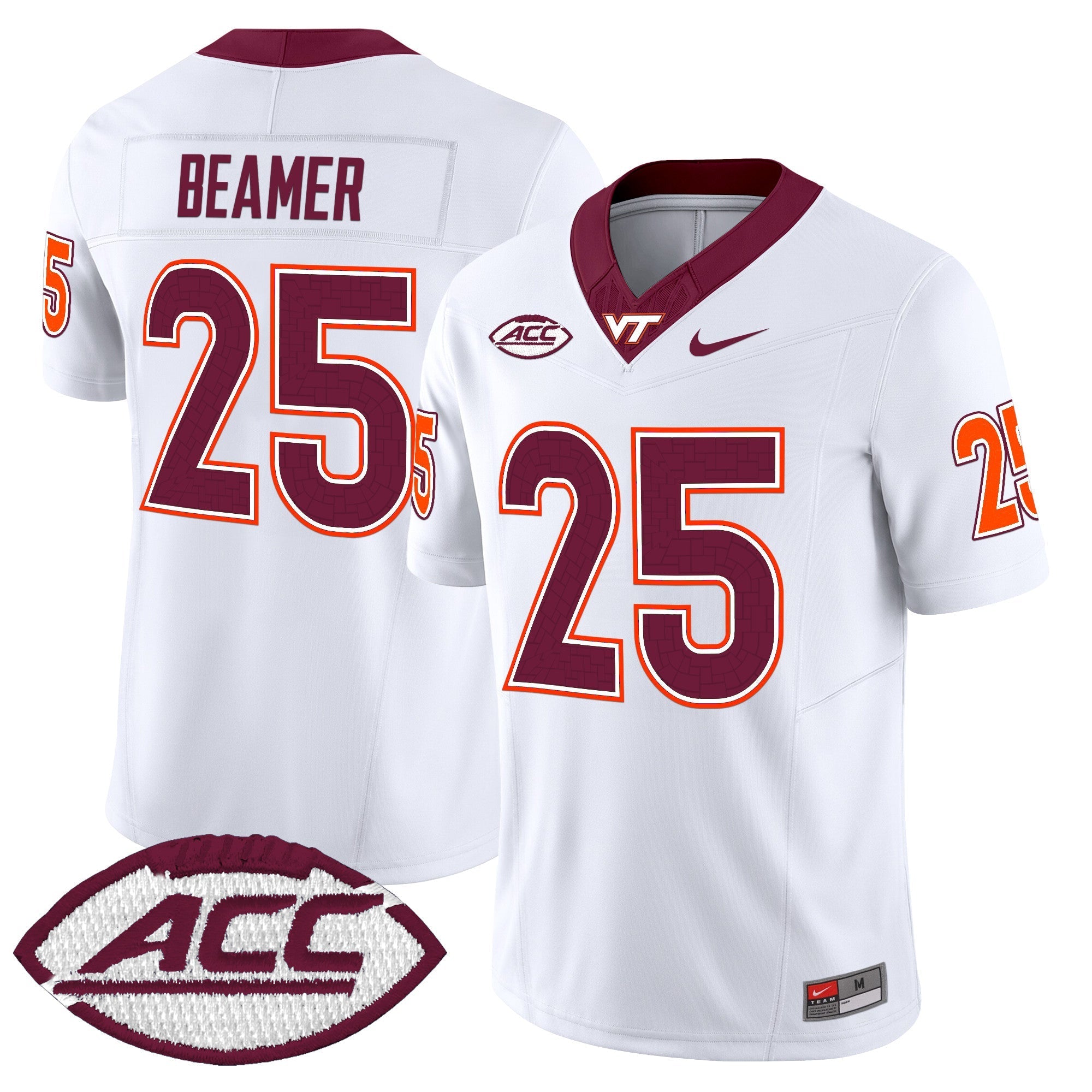 Virginia Tech Hokies 2025 Vapor Limited Jersey - All Stitched