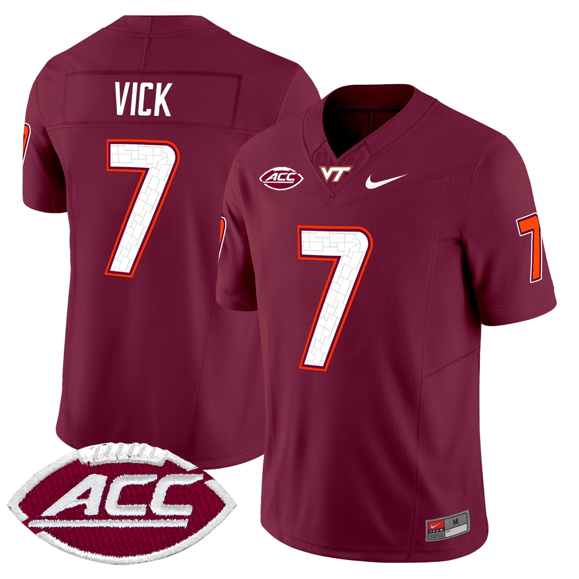 Virginia Tech Hokies 2025 Vapor Limited Jersey - All Stitched