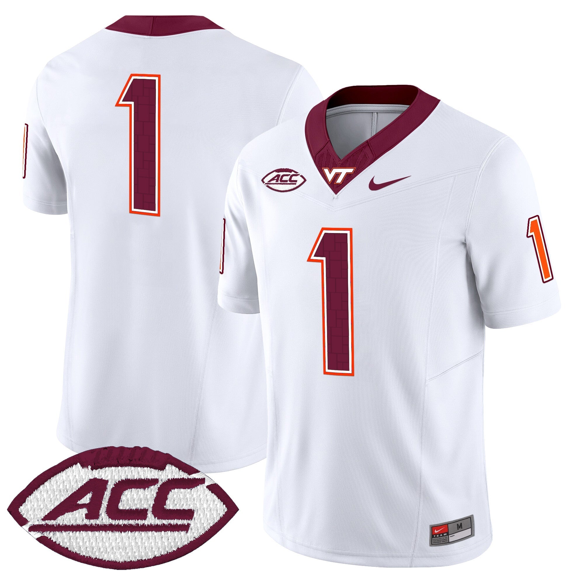 Virginia Tech Hokies 2025 Vapor Limited Jersey - All Stitched