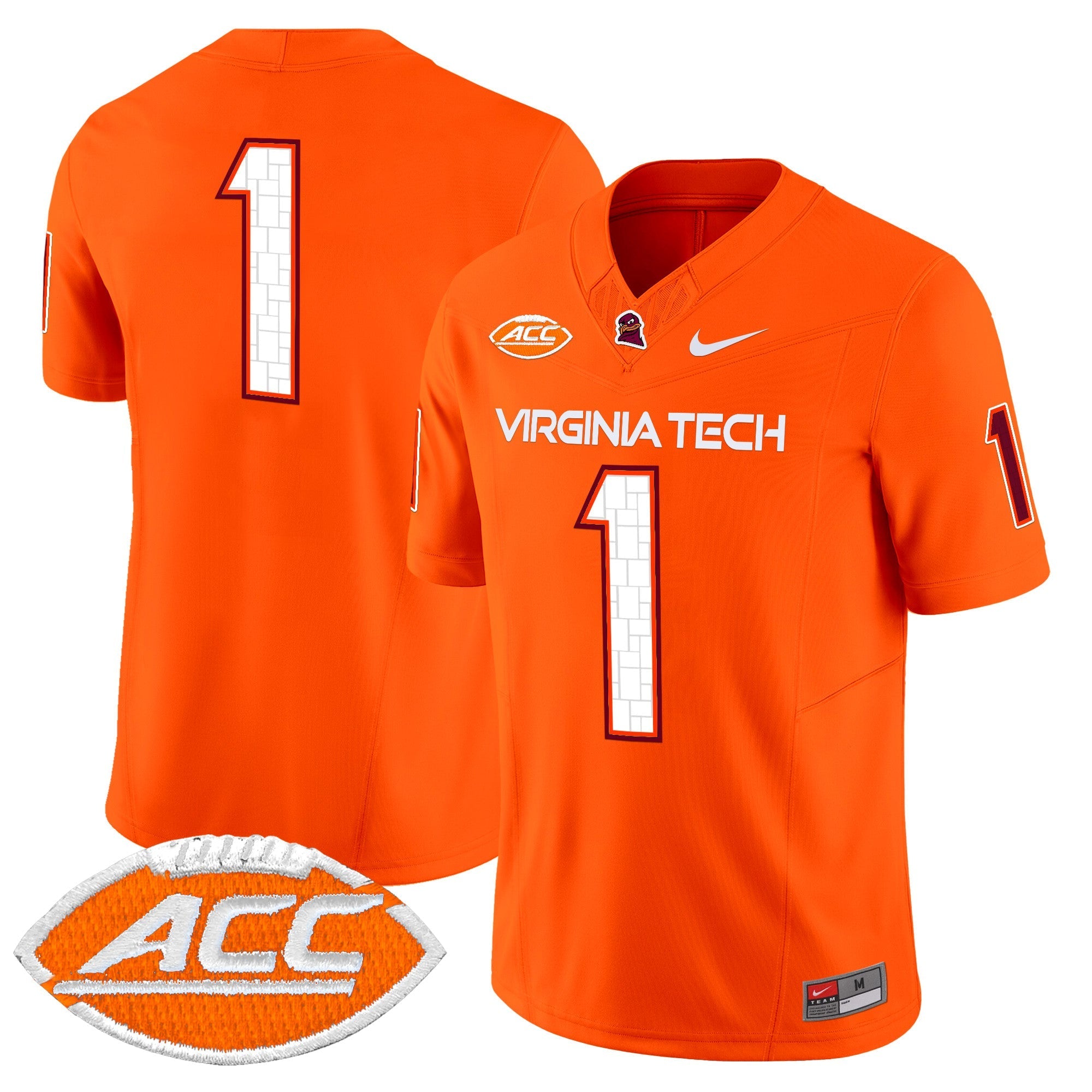 Virginia Tech Hokies 2025 Vapor Limited Jersey - All Stitched