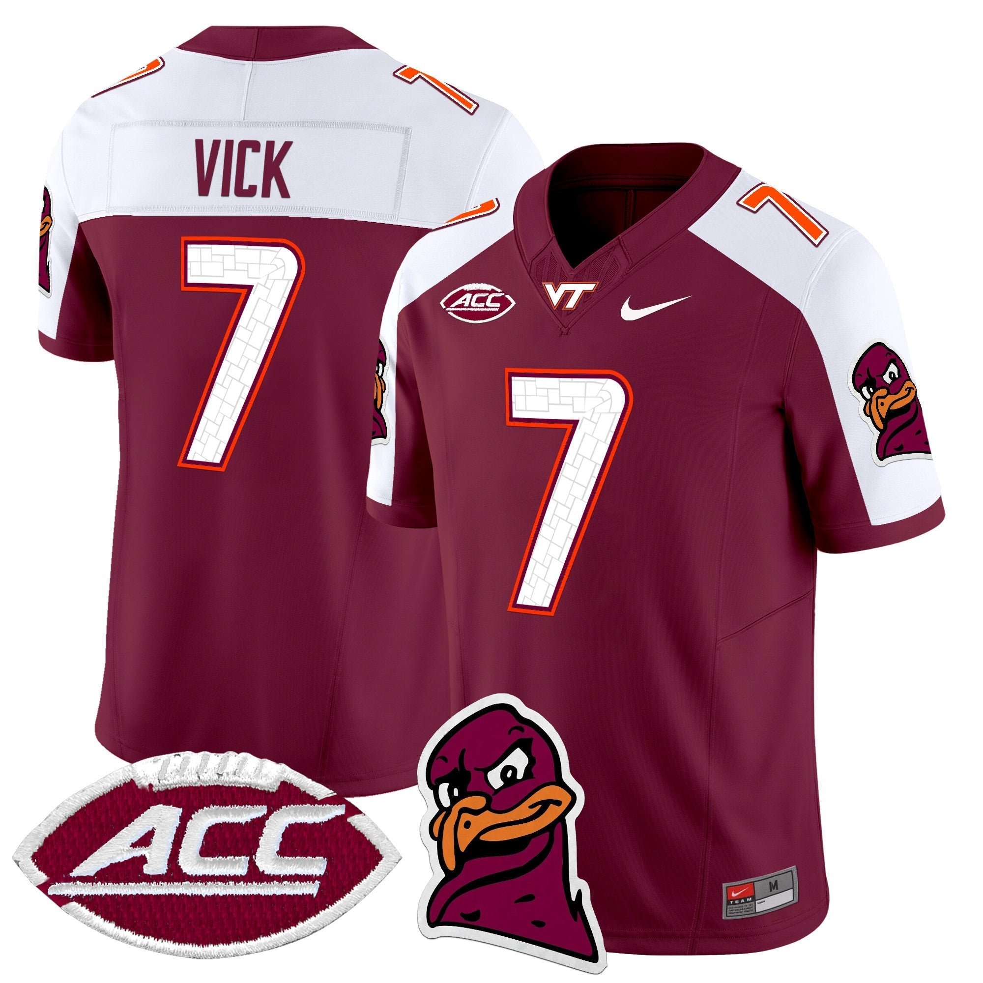Virginia Tech Hokies 2025 Vapor Limited Jersey - All Stitched