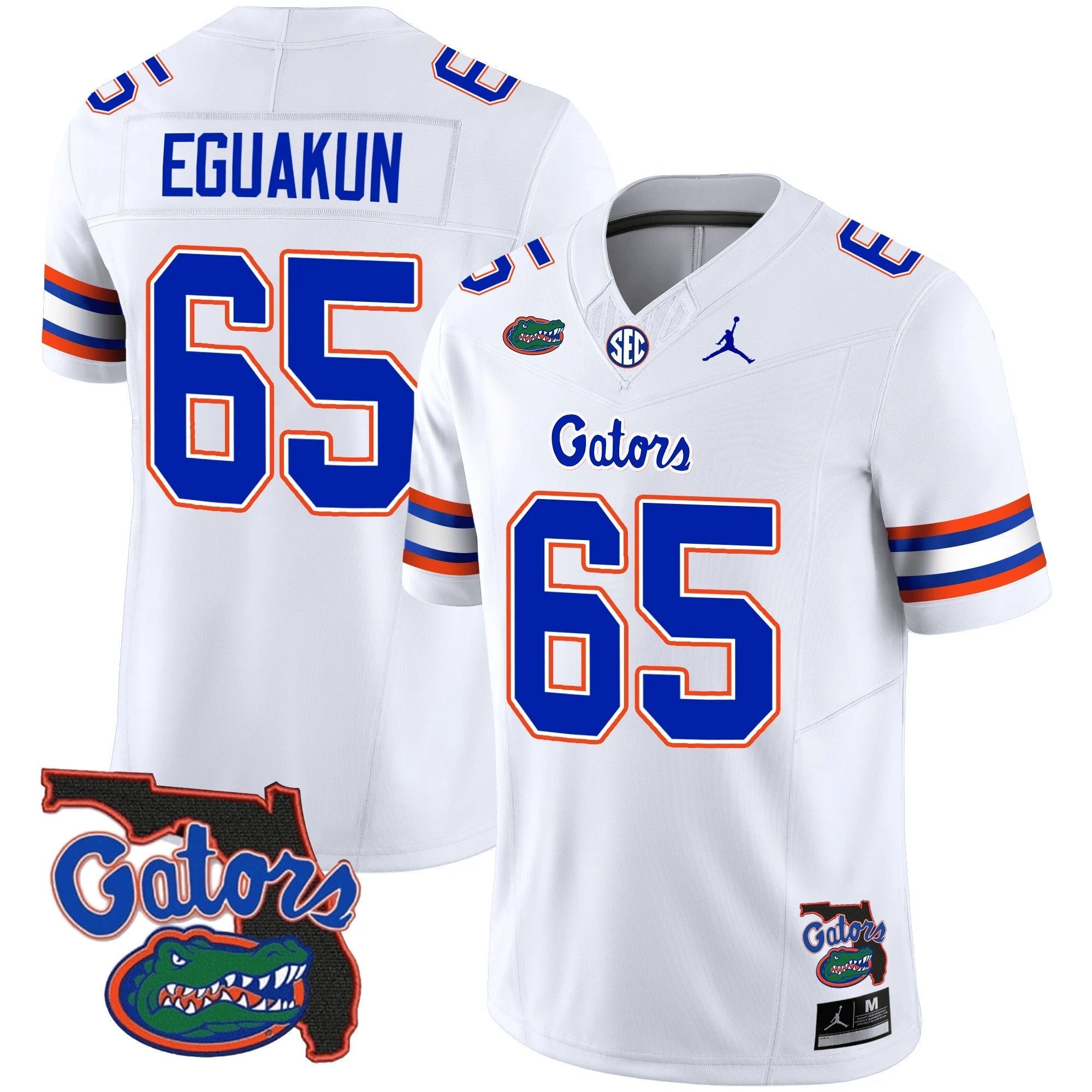 Men Florida Gators 2023 Vapor Limited Jersey - Florida Map - All Stitched