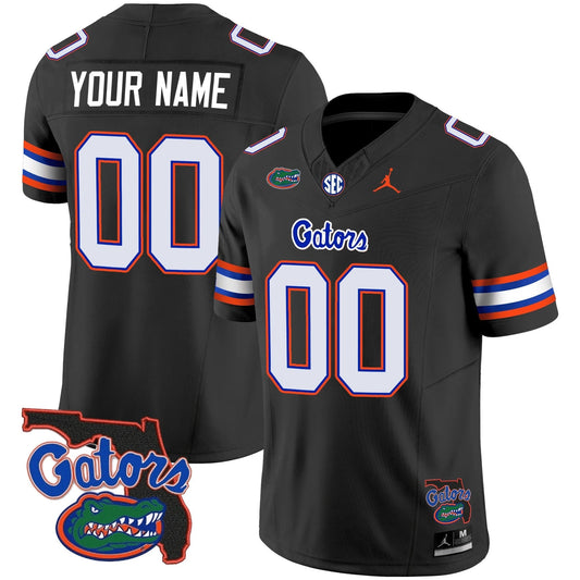 Custom Florida Gators 2023 Vapor Limited Jersey - Florida Map - All Stitched