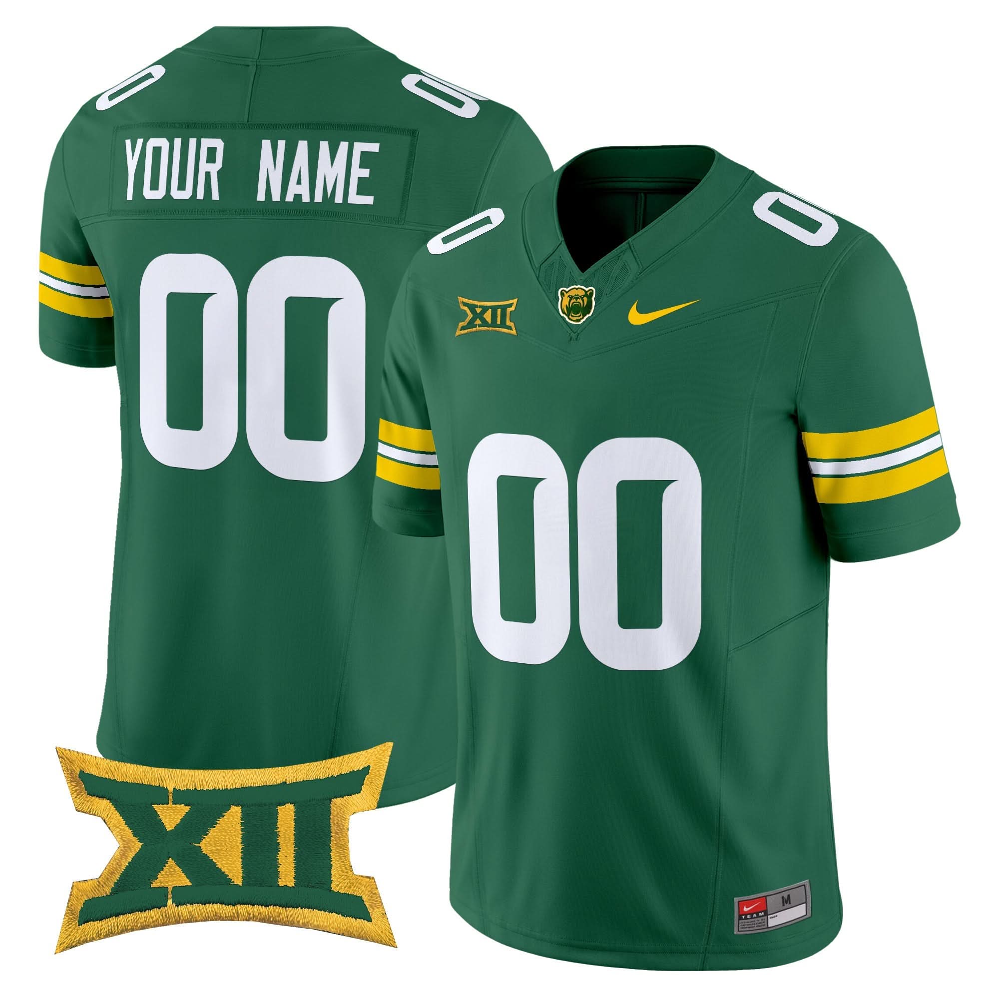 Custom Baylor Bears Jersey Name, Number 2025 Vapor Limited - All Stitched