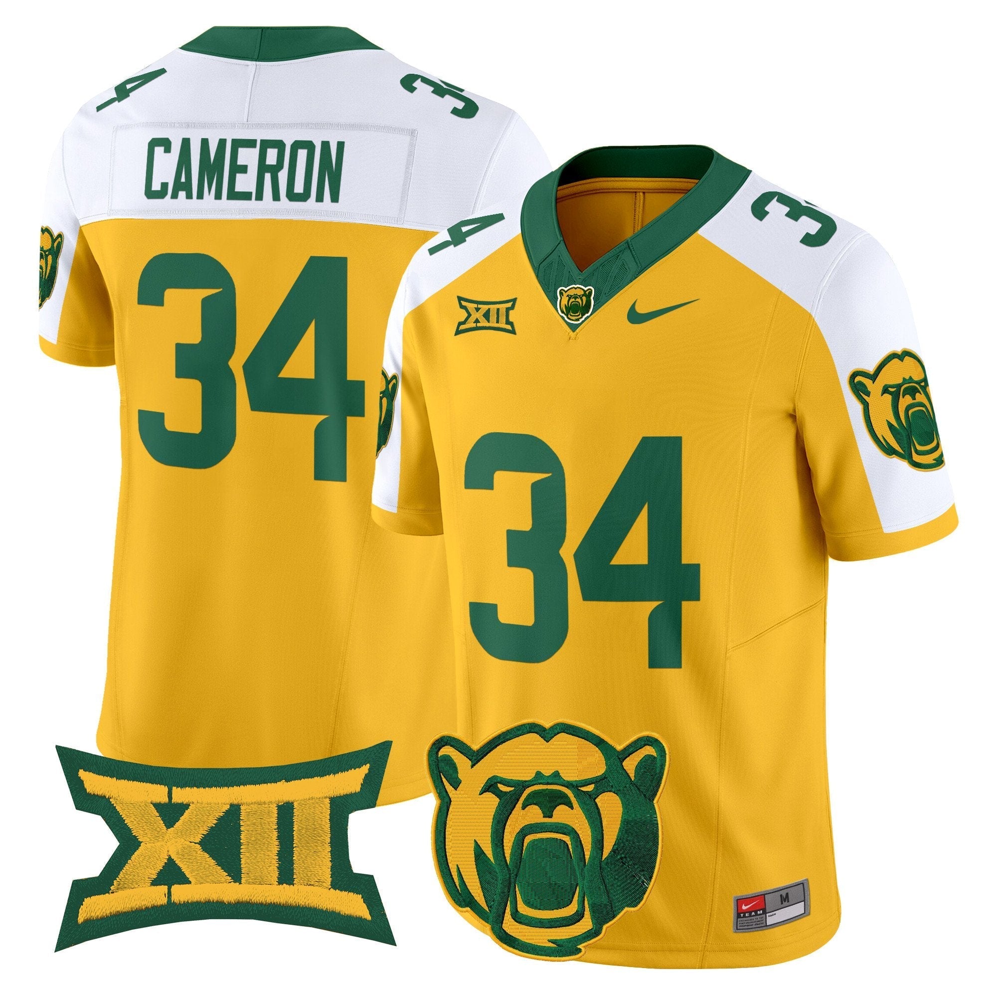 Baylor Bears 2025 Vapor Limited Jersey - All Stitched
