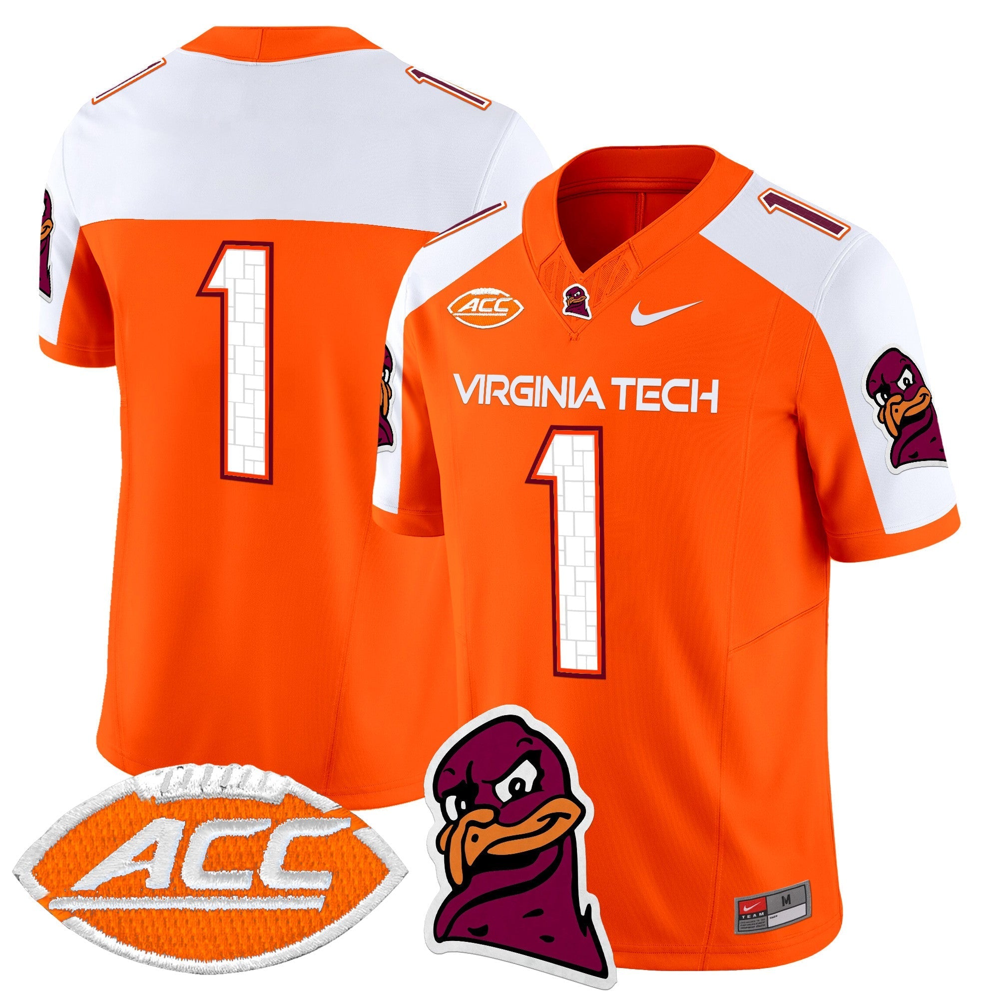 Virginia Tech Hokies 2025 Vapor Limited Jersey - All Stitched