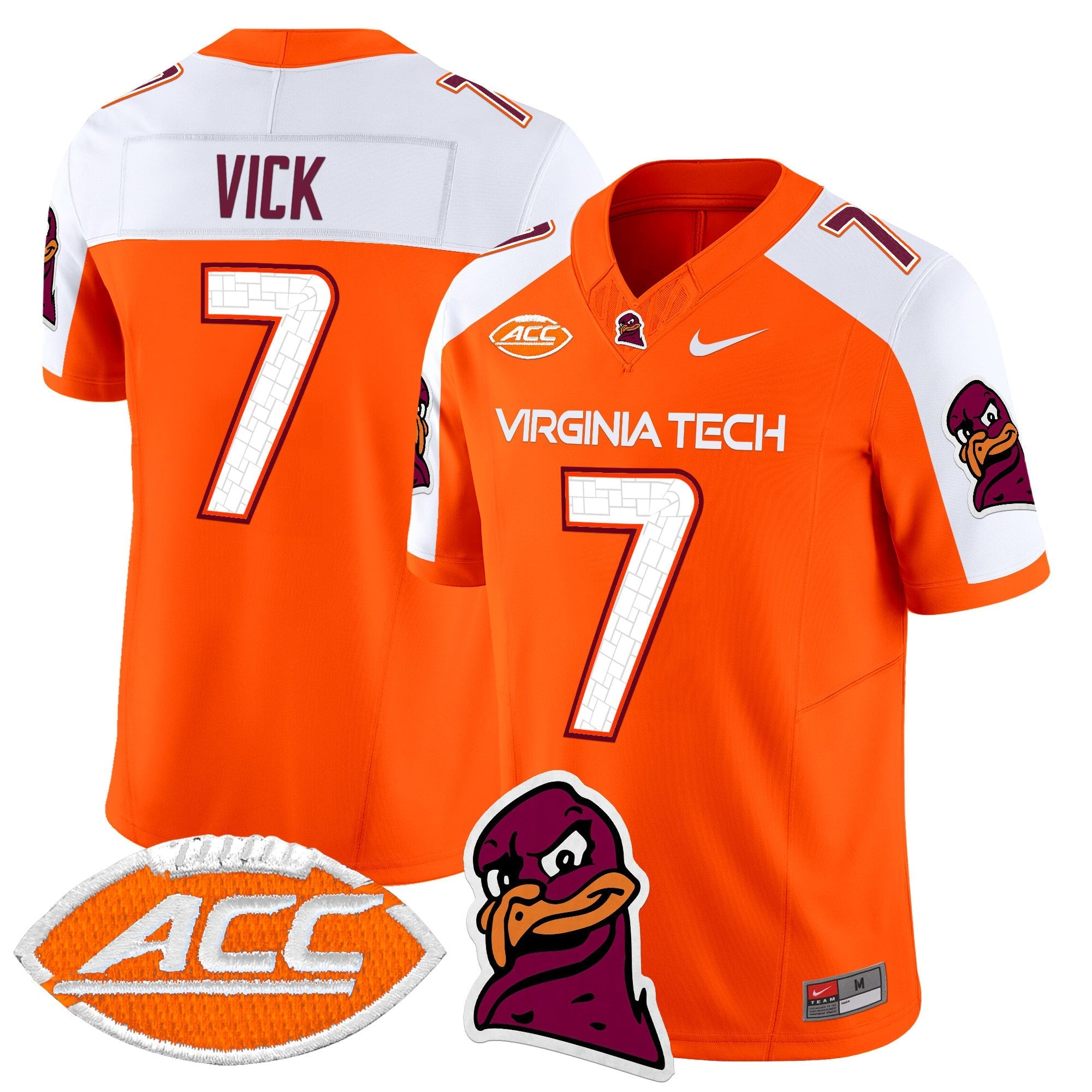Virginia Tech Hokies 2025 Vapor Limited Jersey - All Stitched