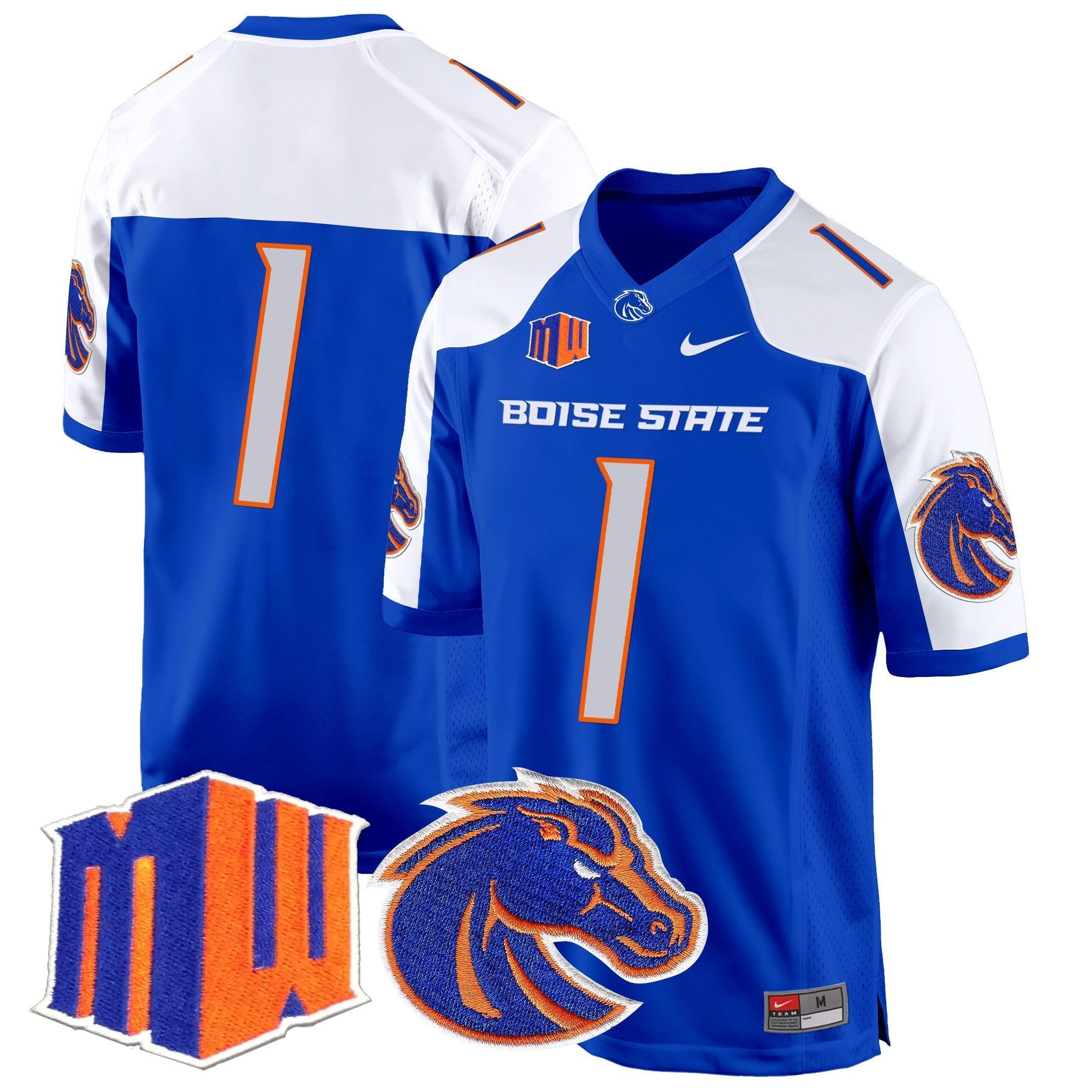 Men Boise State Broncos 2024 Game Jersey - All Stitched