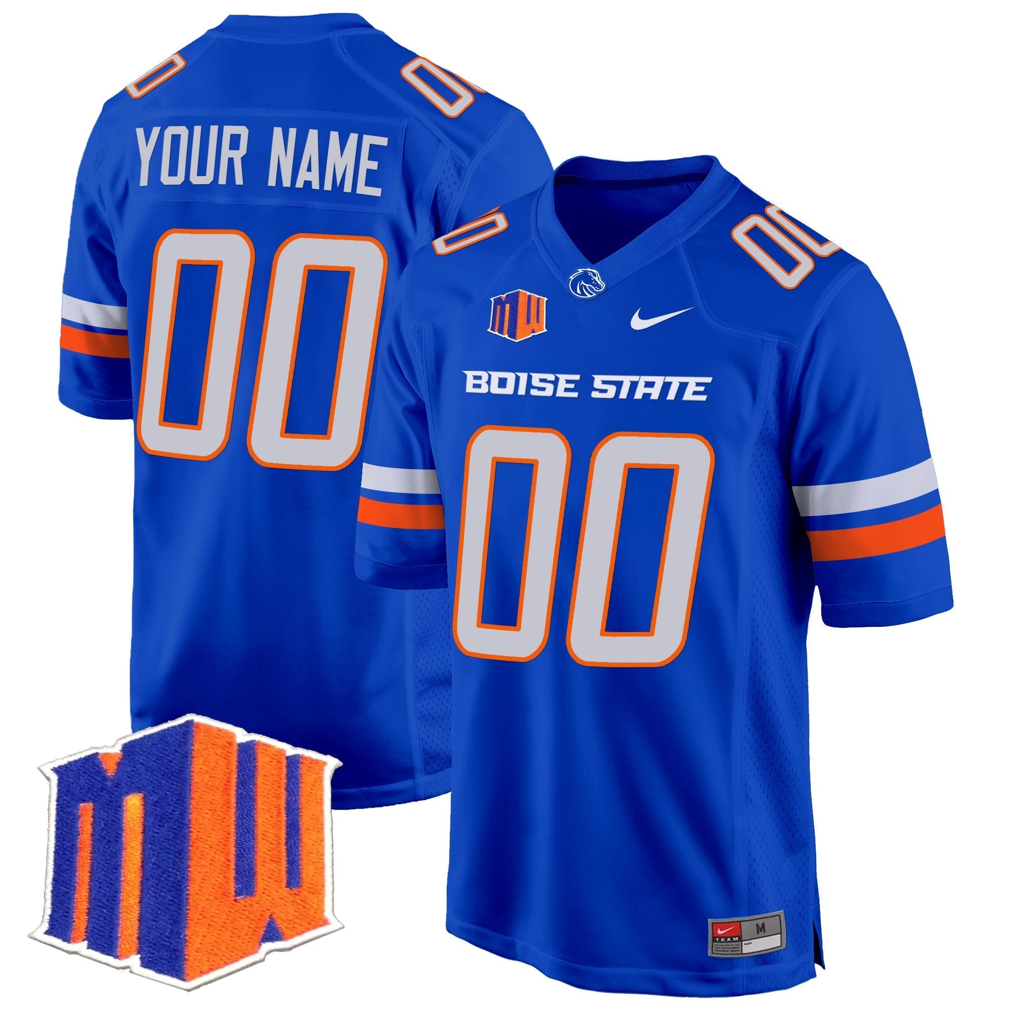 Custom Boise State Broncos 2024 Game Jersey - All Stitched