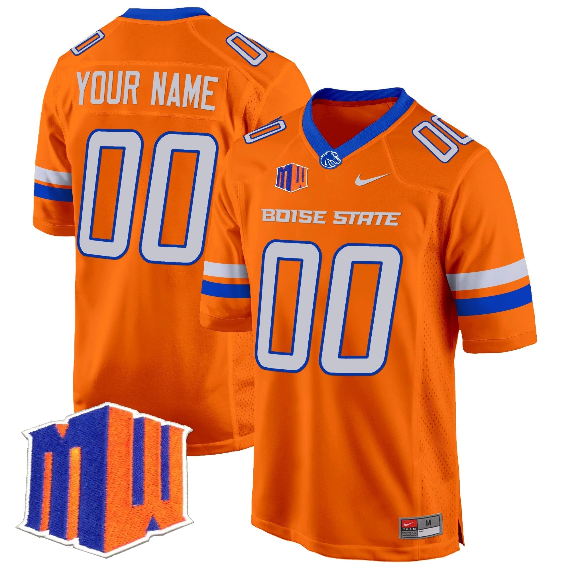Custom Boise State Broncos 2024 Game Jersey - All Stitched