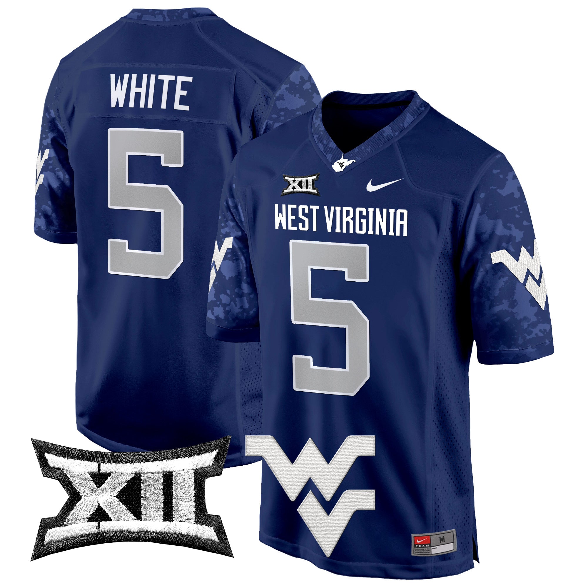 Men West Virginia Mountaineers 2024 Game Jersey - All Stitched