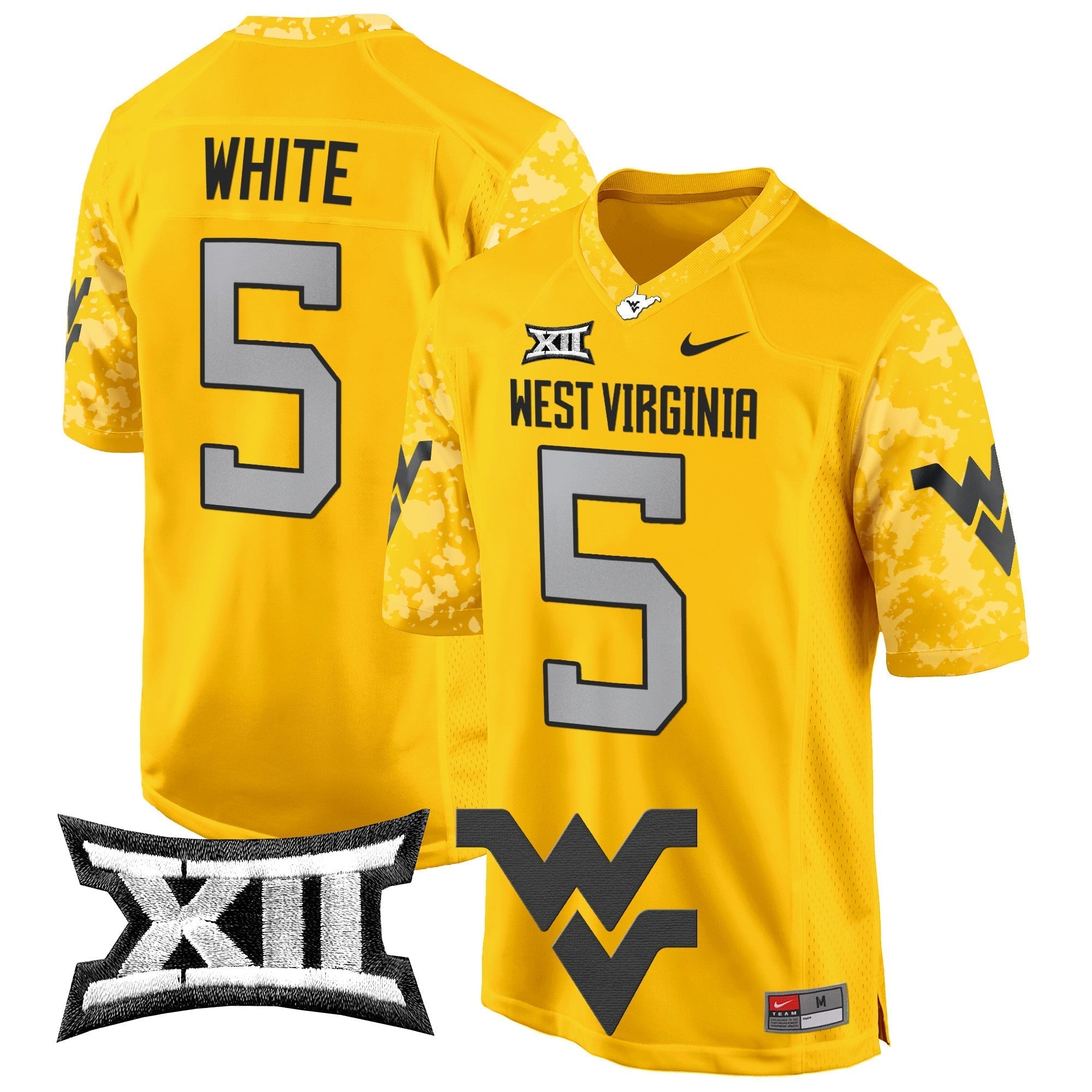 Men West Virginia Mountaineers 2024 Game Jersey - All Stitched