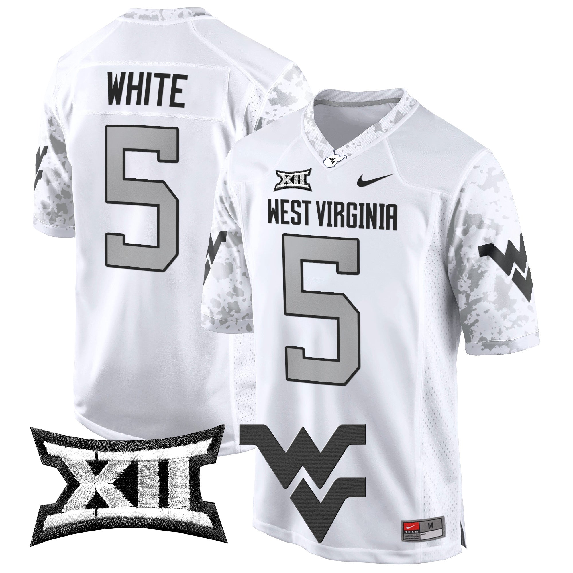 Men West Virginia Mountaineers 2024 Game Jersey - All Stitched