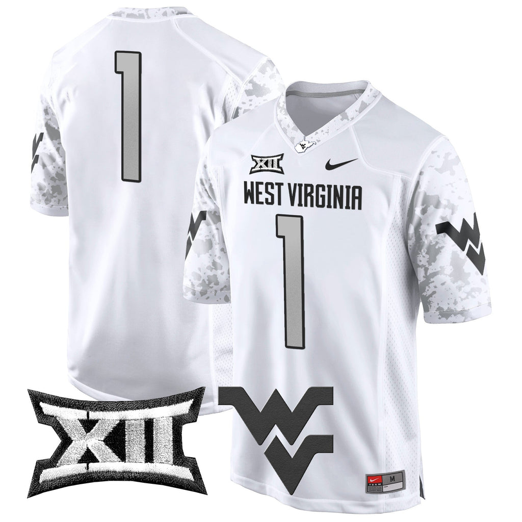 Men West Virginia Mountaineers 2024 Game Jersey - All Stitched