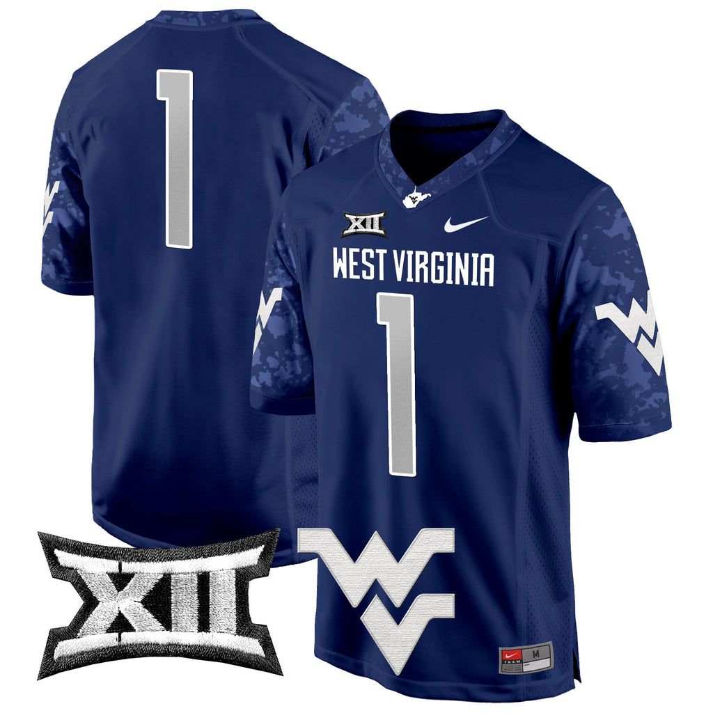 Men West Virginia Mountaineers 2024 Game Jersey - All Stitched