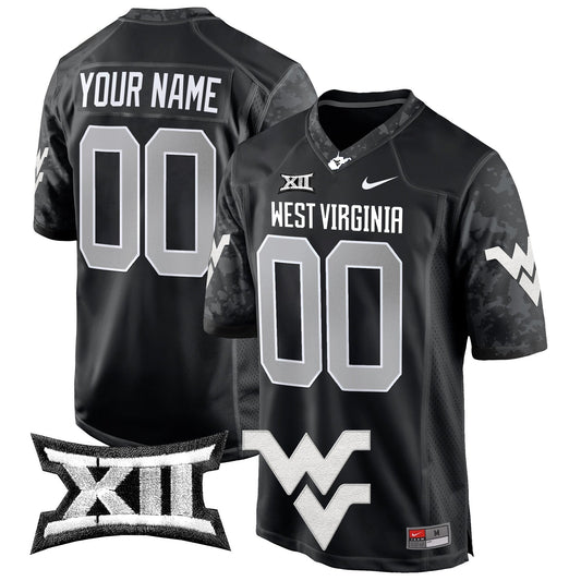 Custom West Virginia Mountaineers 2024 Game Jersey - All Stitched