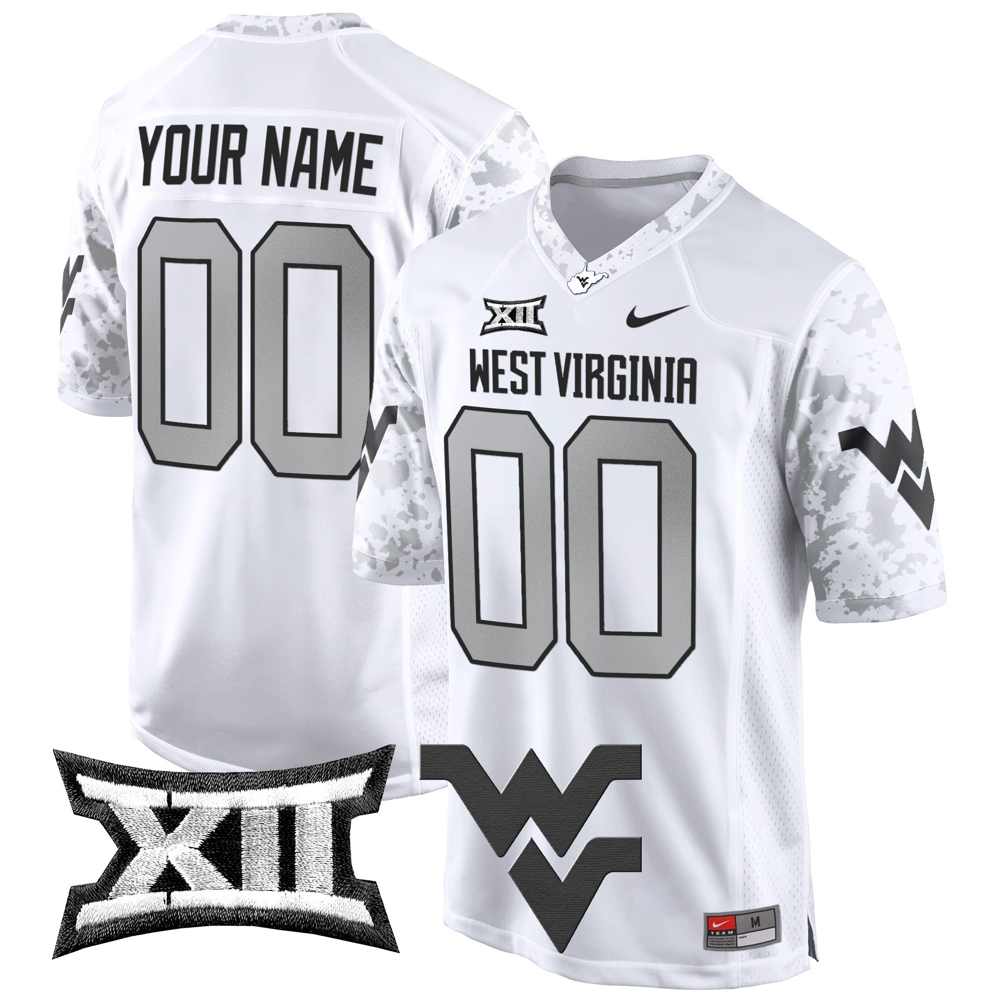 Custom West Virginia Mountaineers 2024 Game Jersey - All Stitched