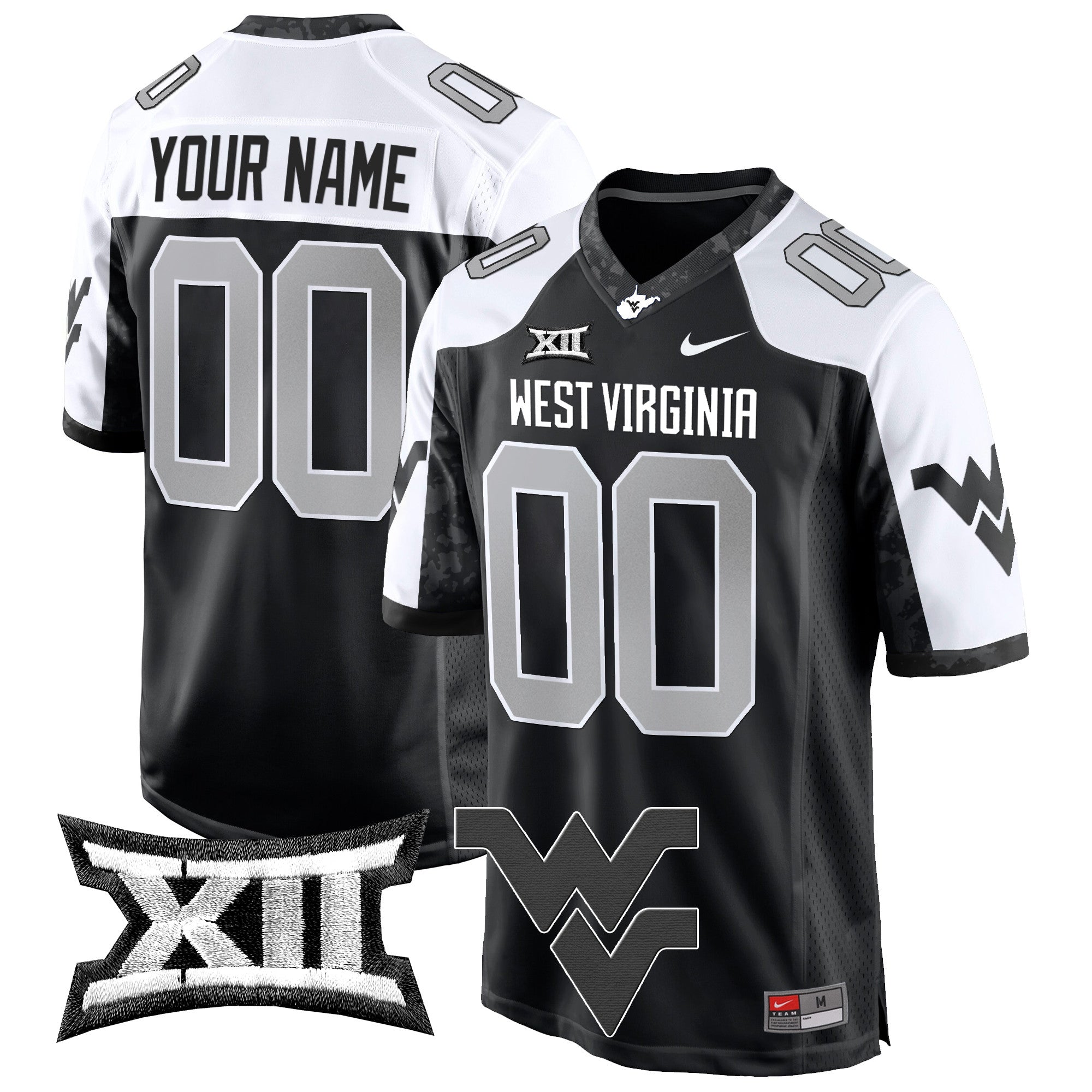 Custom West Virginia Mountaineers 2024 Game Jersey - All Stitched